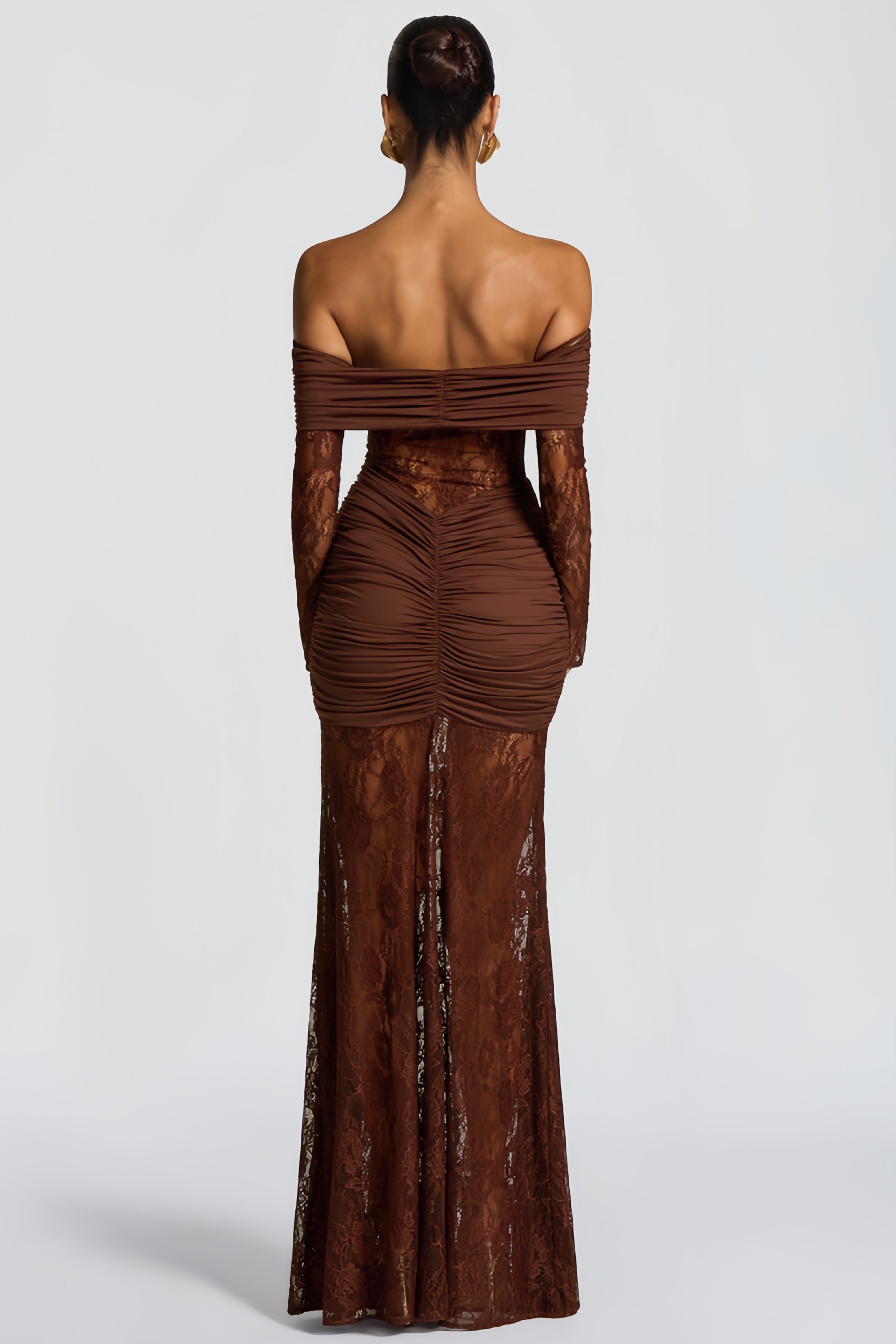 Brigitte Maxikleid Braun | FormaLuxe