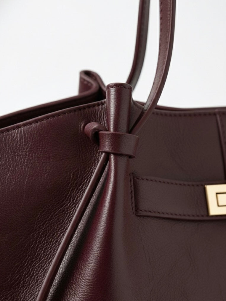 Adèle | Sac cabas en cuir Noir – Adele | Sac cabas en cuir noir | FormaLuxe