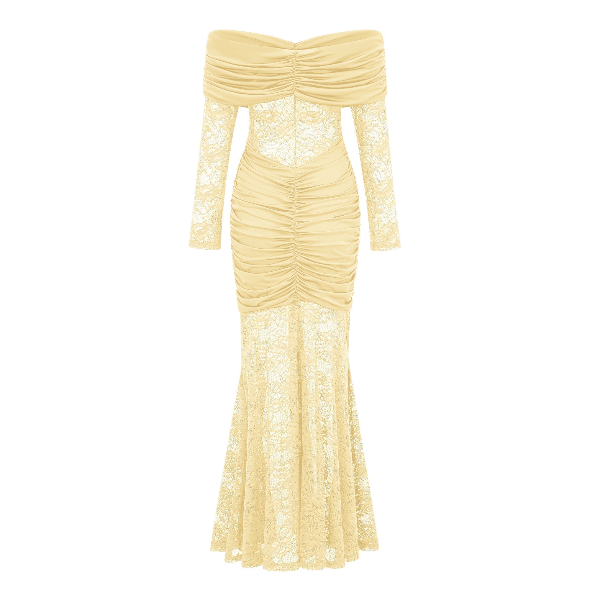Brigitte Gelb Maxikleid | FormaLuxe