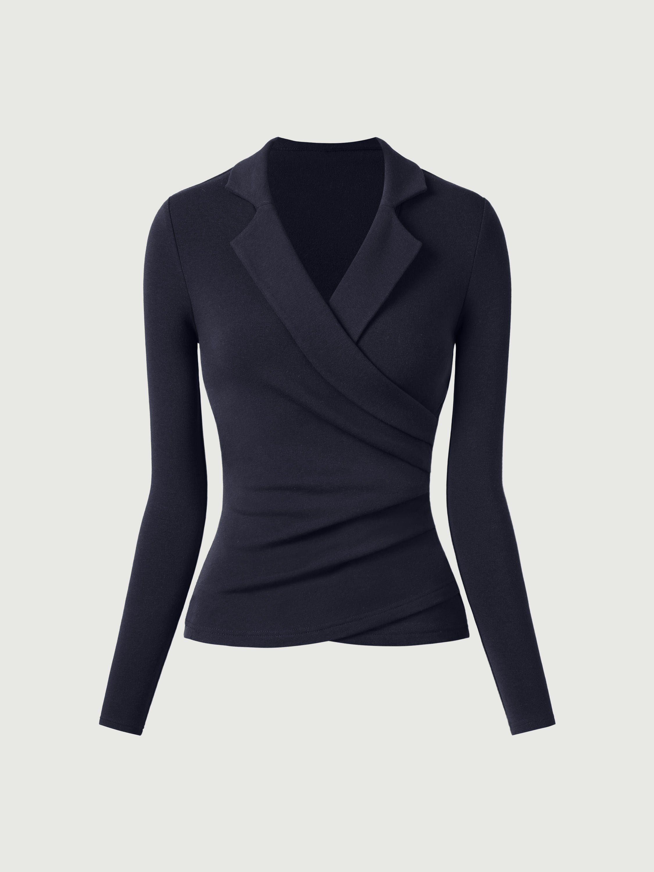 Haut surplice à col Eco-Mousse®3.0 Ruby – Femmes > Hauts > Chemises&Hauts | FormaLuxe