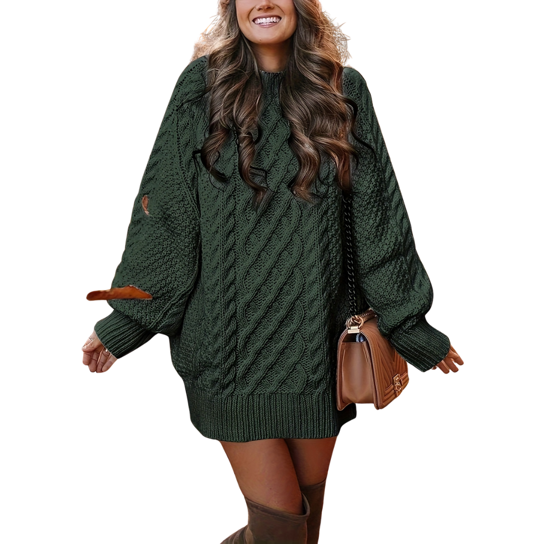 Georgia | Winter Sweater Green | FormaLuxe