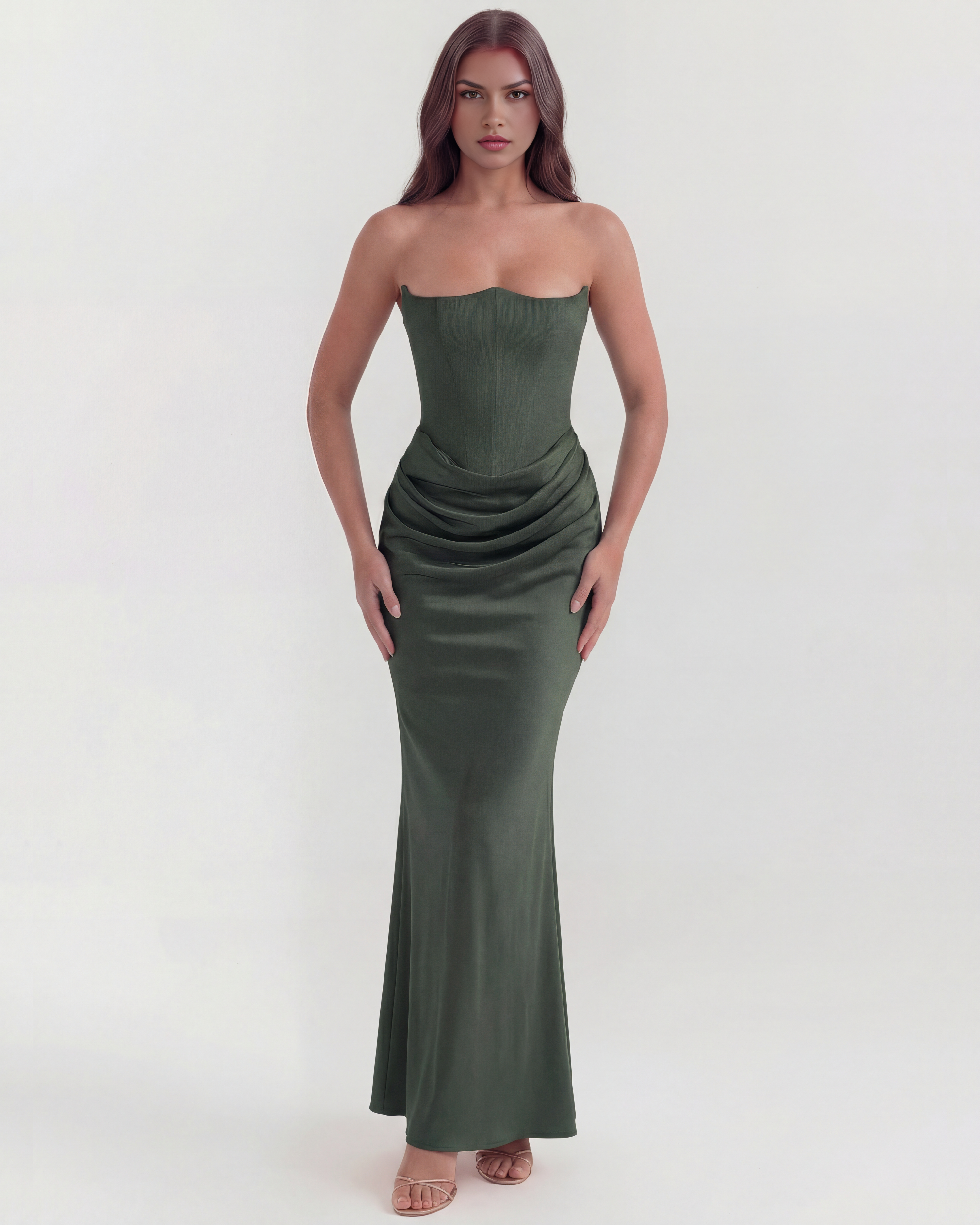 Rowsa Kleid Grün | FormaLuxe