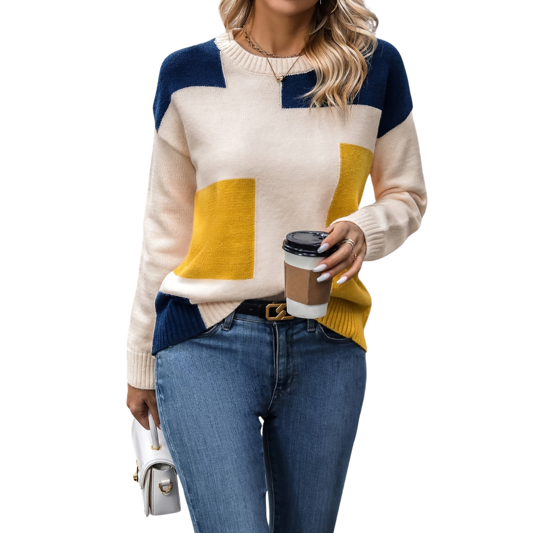 Melanie | Sweater Black/Red | FormaLuxe