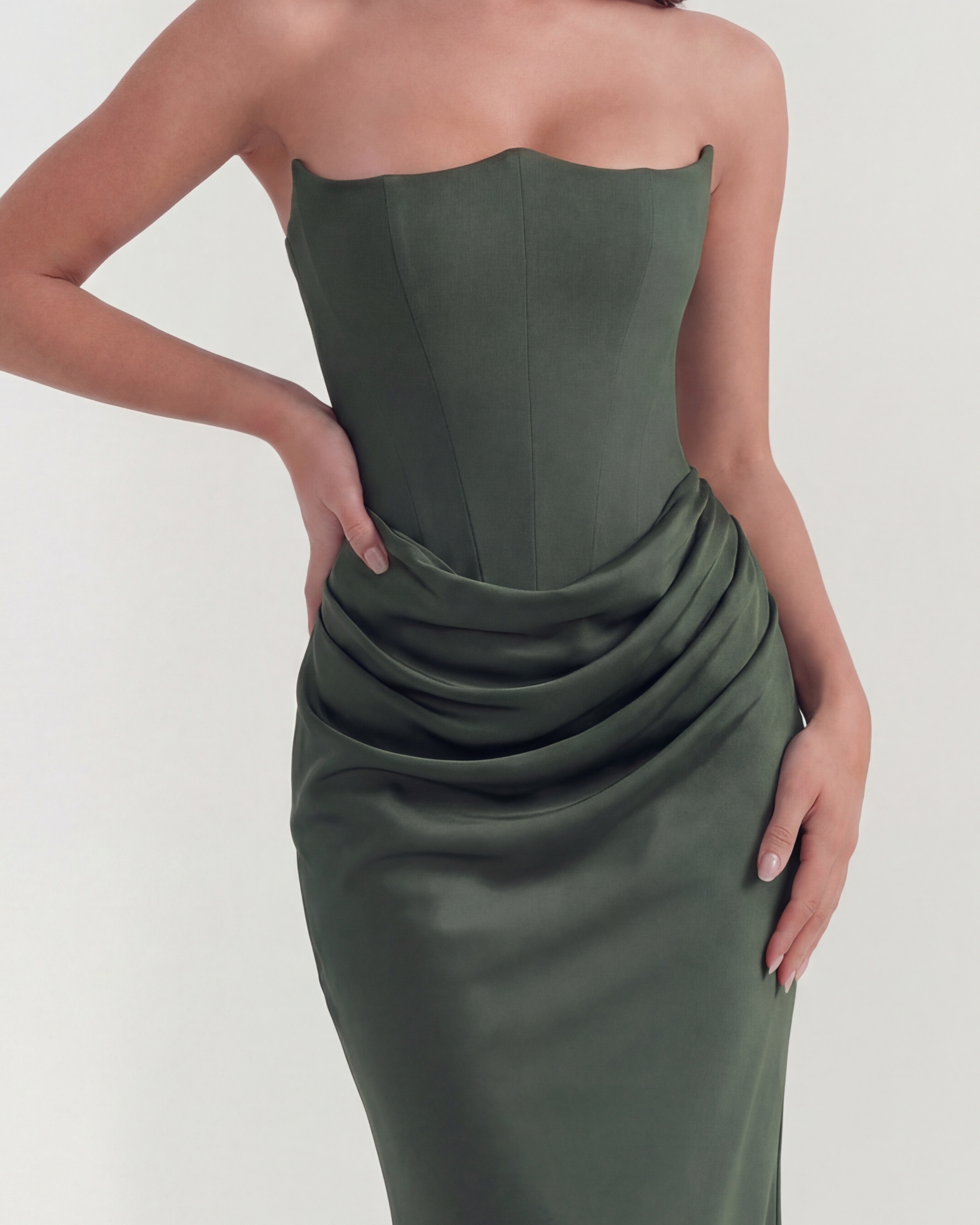 Rowsa Kleid Grün | FormaLuxe