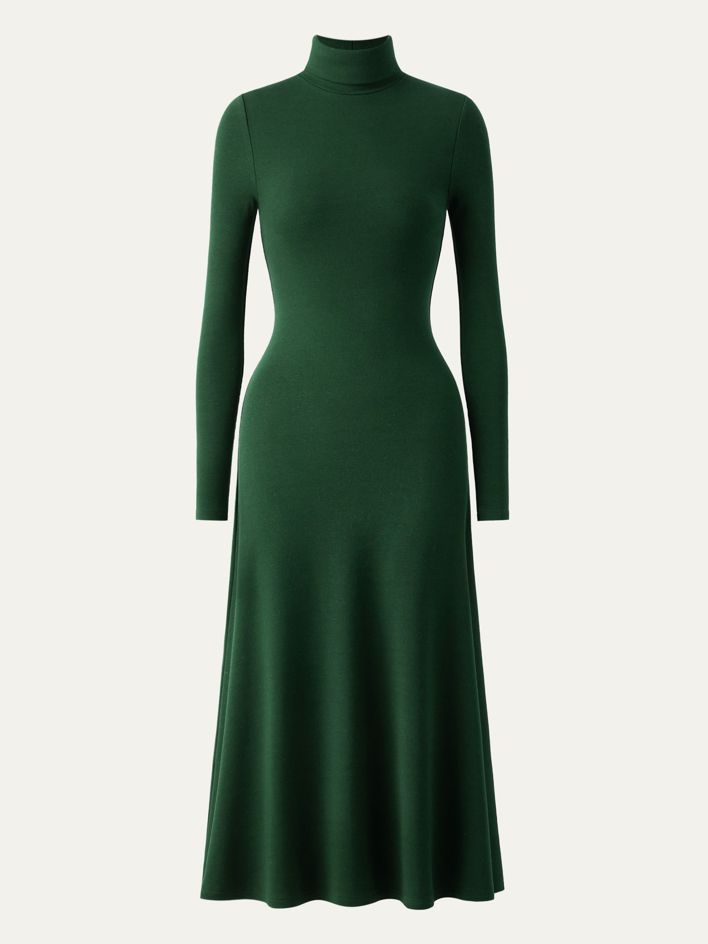 MaxWarm Turtleneck Midi Dress Ruby Berry – Women > Dresses > Midi Dresses | FormaLuxe
