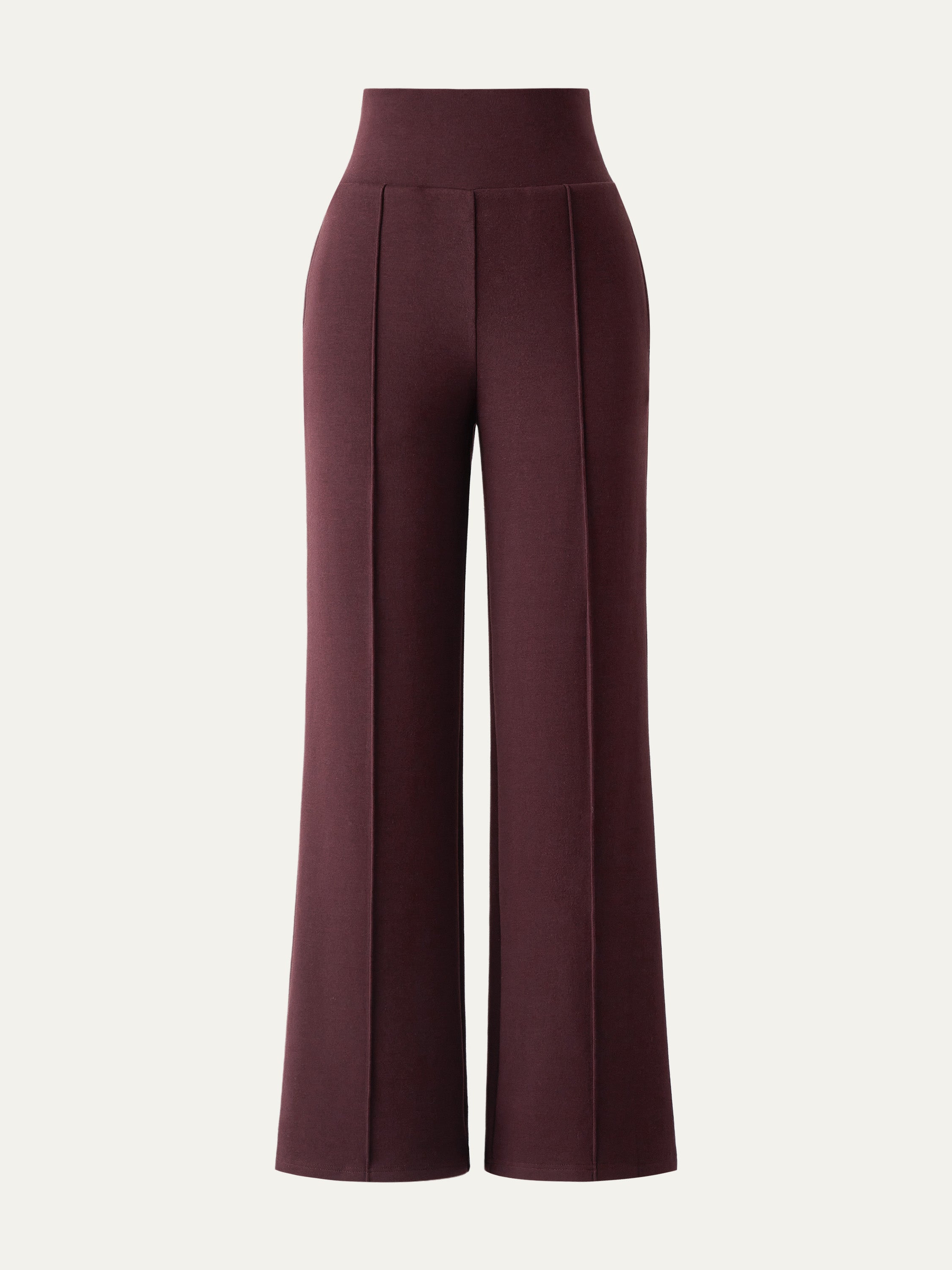 Tummy Warmer Pin-Tuck Pant Espresso Shut – Women > Bottoms > Pants | FormaLuxe