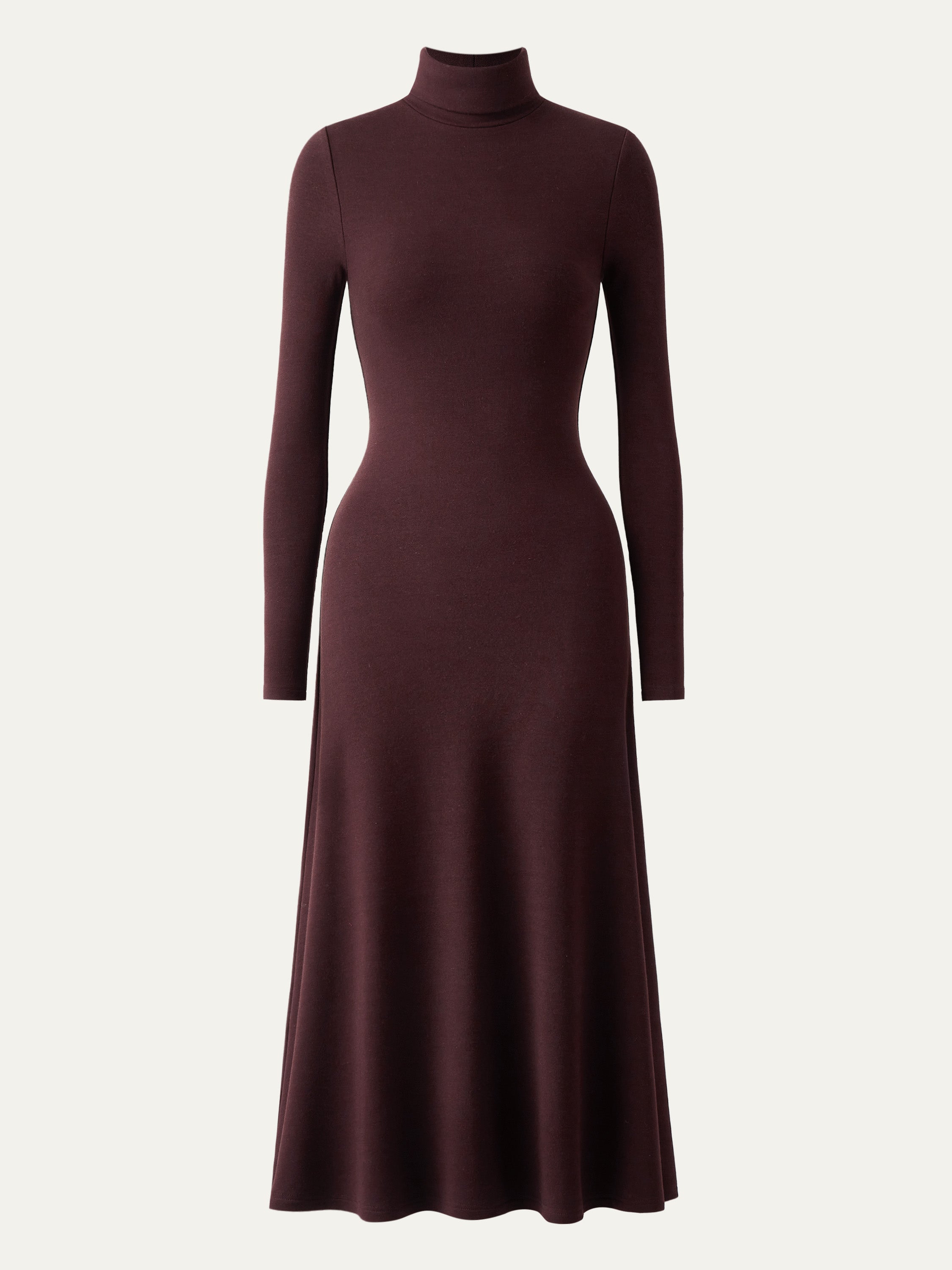 MaxWarm Turtleneck Midi Dress Ruby Berry – Women > Dresses > Midi Dresses | FormaLuxe