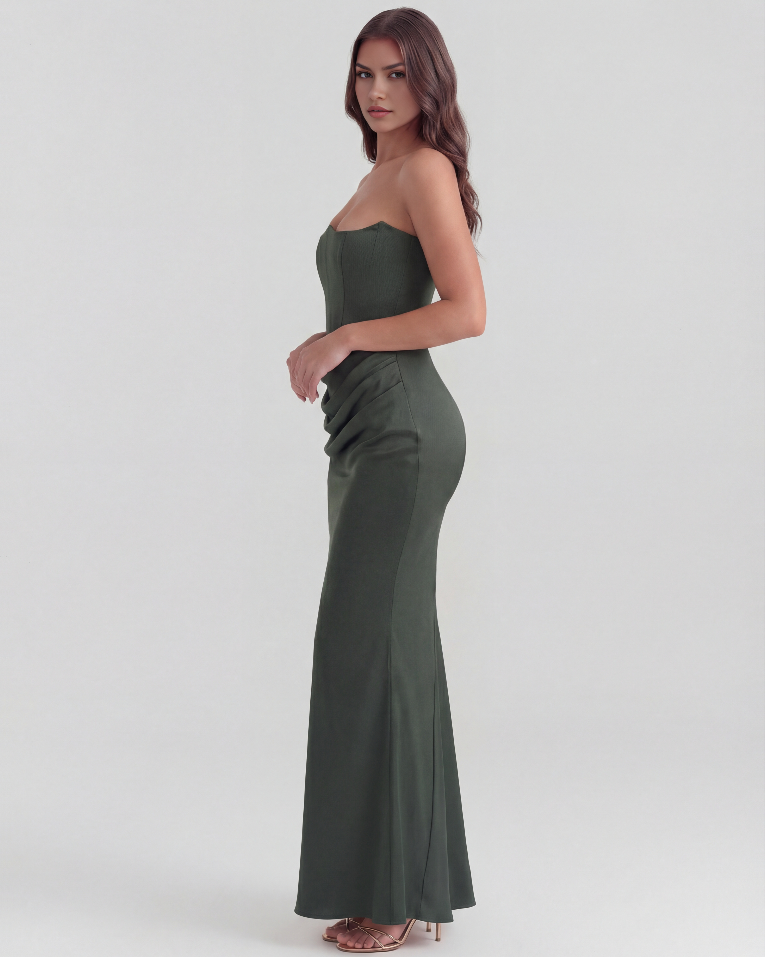 Rowsa Kleid Grün | FormaLuxe