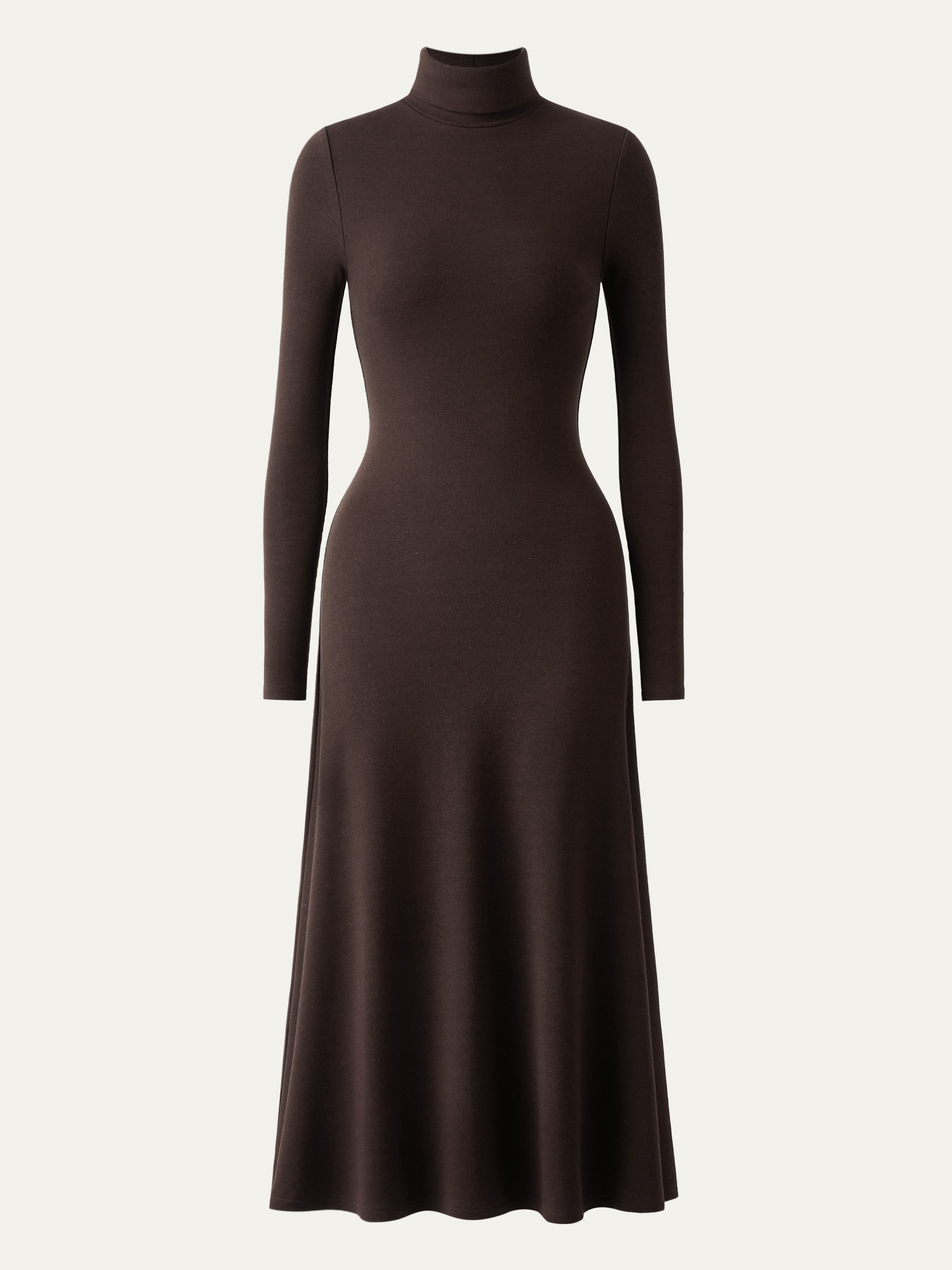 MaxWarm Turtleneck Midi Dress Ruby Berry – Women > Dresses > Midi Dresses | FormaLuxe