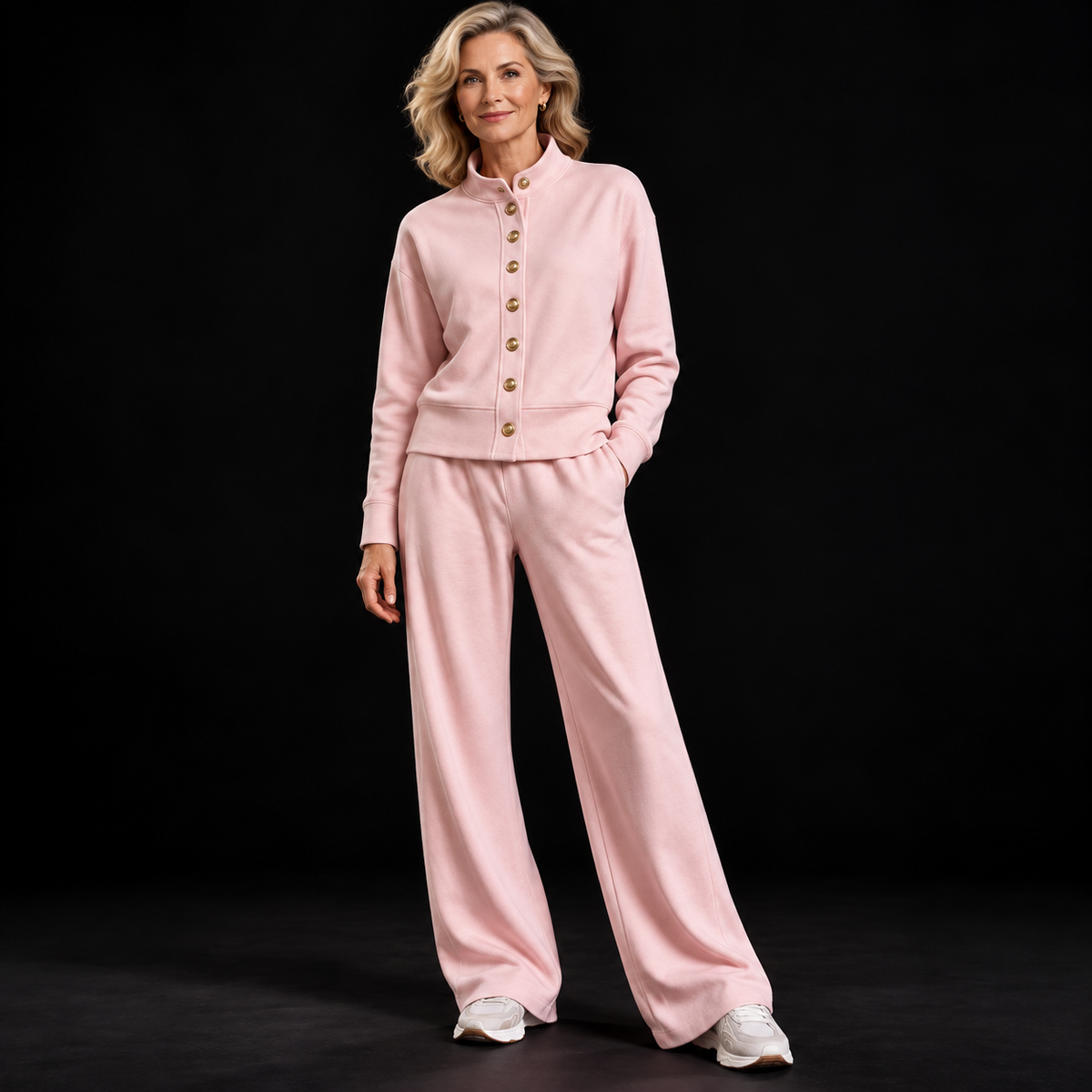 Strick-Set Damen Valerie in Rosa – FormaLuxe