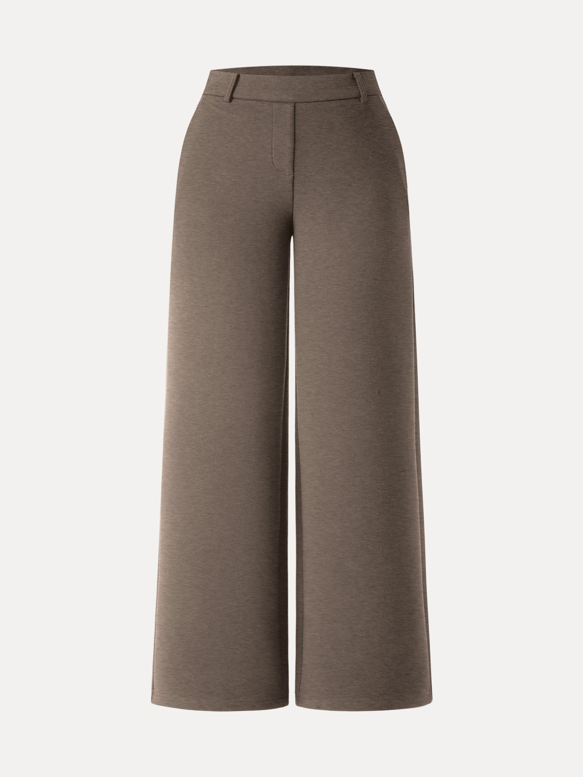 Stretchy Mid Rise Straight Leg Pull-on Pants with Pockets Universe Navy – Women > Bottoms > Pants | FormaLuxe