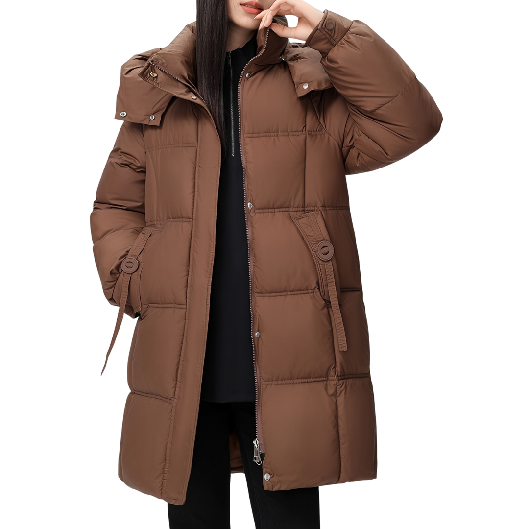 Aniya | Winter Coat Brown | FormaLuxe