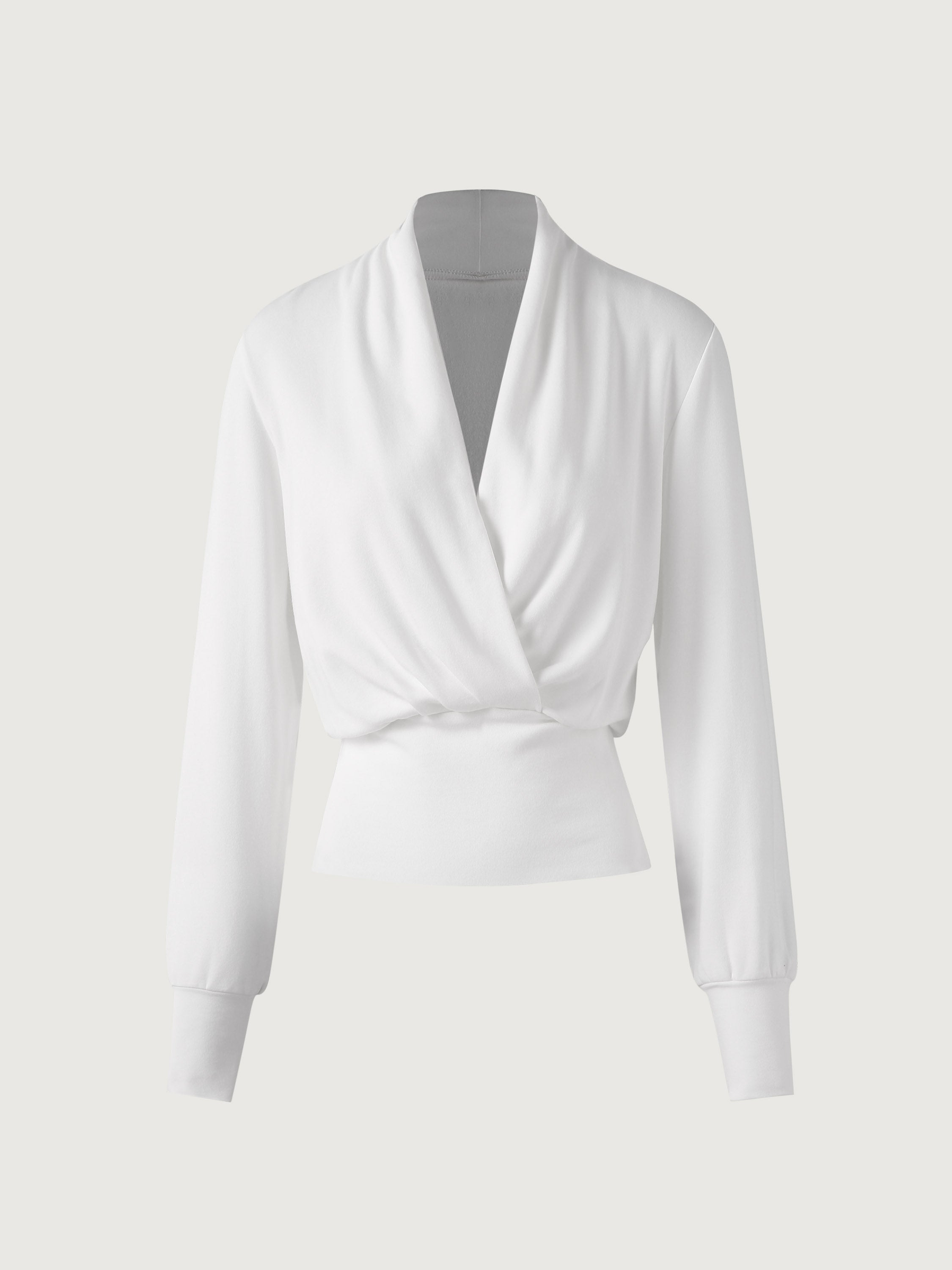 Top enveloppant rentrable Eco-Mousse®2.0 White – Femmes > Hauts > Chemises&Hauts | FormaLuxe