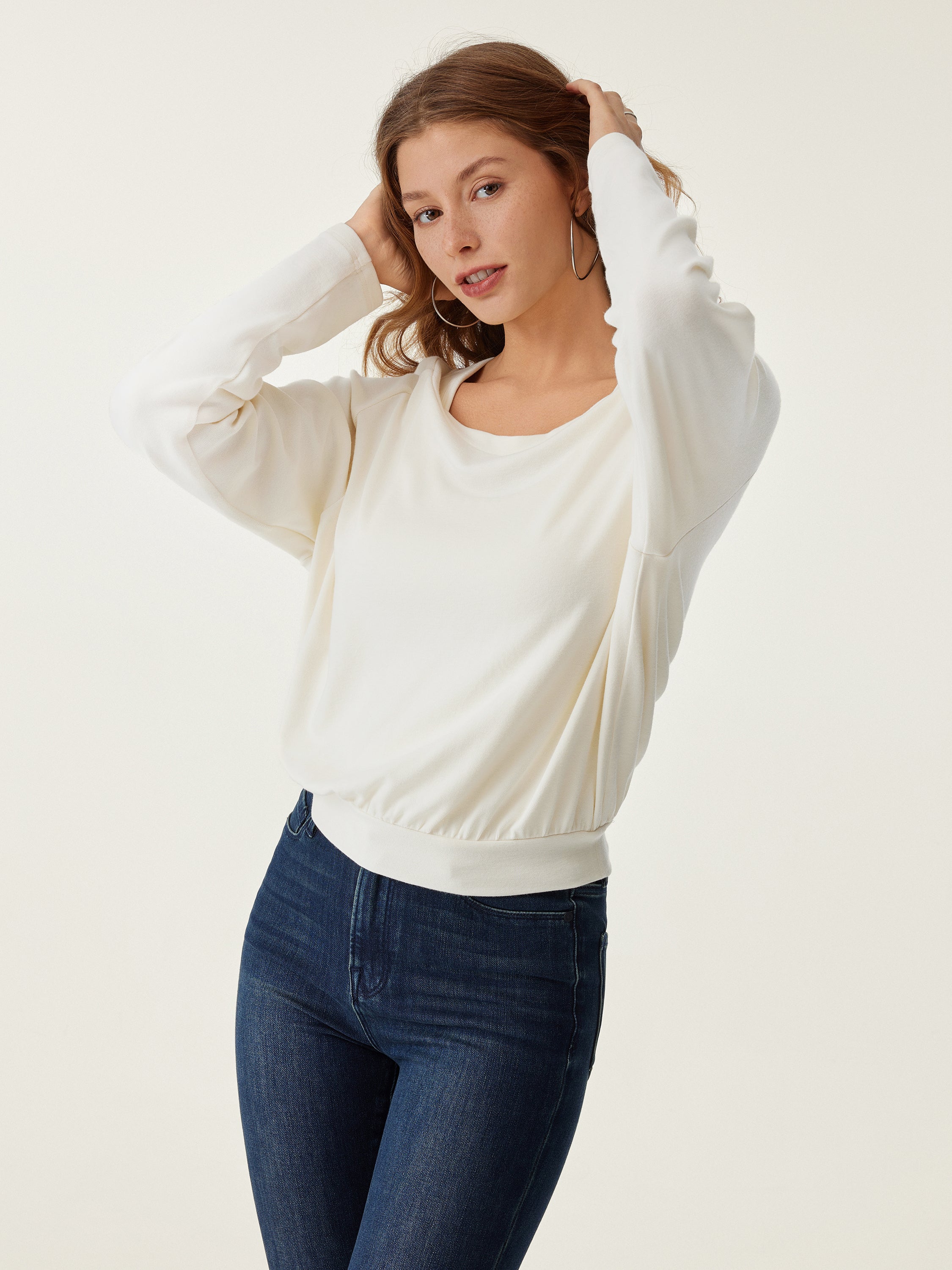LiteWarm Multi-Wear Layering Brami Top Off White – Women > Tops > Bra Tops | FormaLuxe