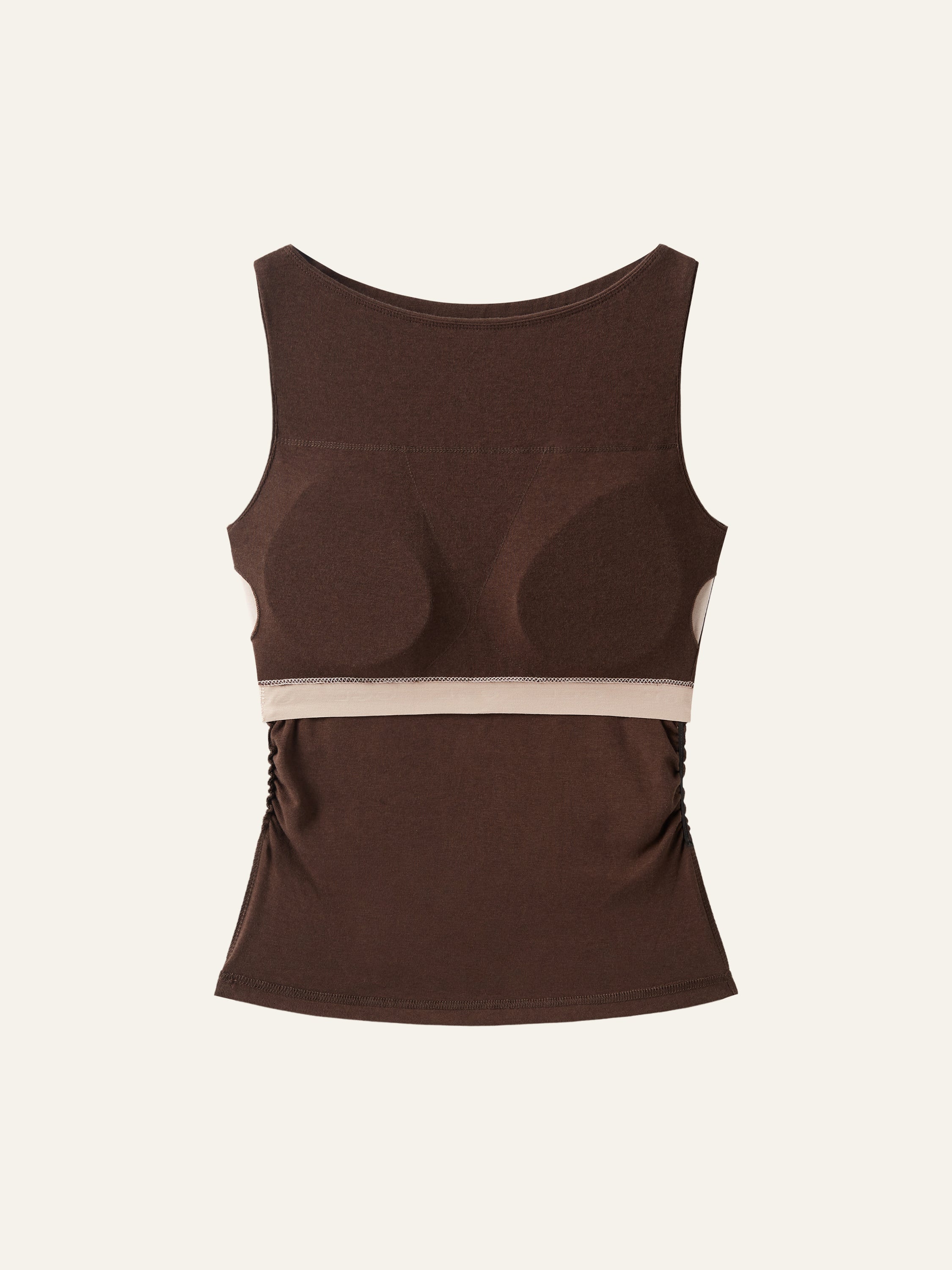 Boat Neck Brami Tank Top Black – Women > Tops > Bra Tops | FormaLuxe