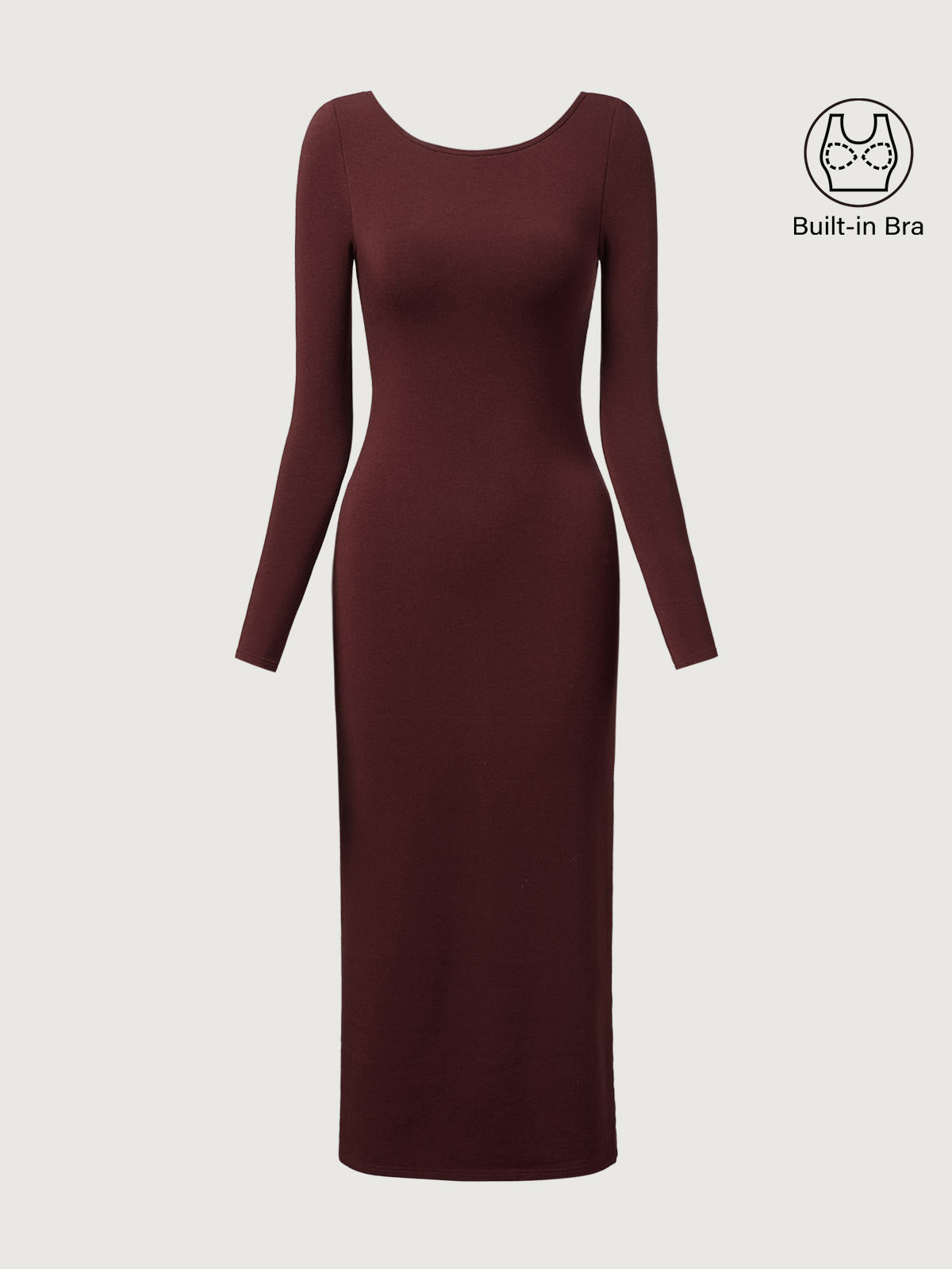 Robe midi Brami à dos ouvert Eco-Mousse® Black – Femmes > Robes > Robes midi | FormaLuxe
