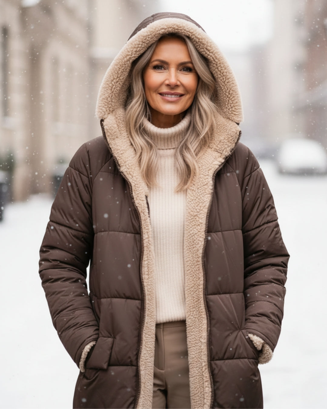 Sherpa Winter Coat Brown (Almost sold out!) | FormaLuxe