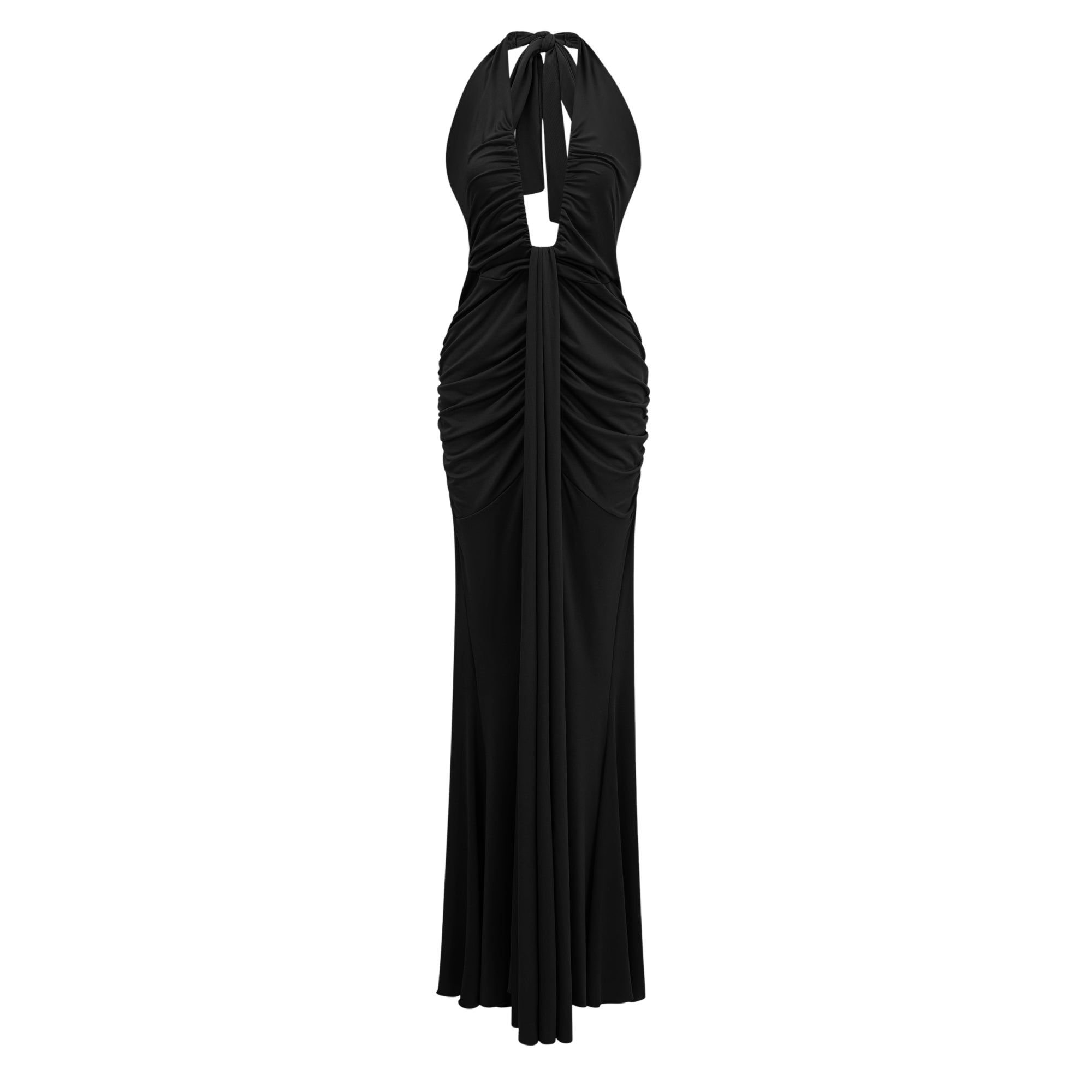 Aiglantine Maxikleid Bordeauxrot | FormaLuxe