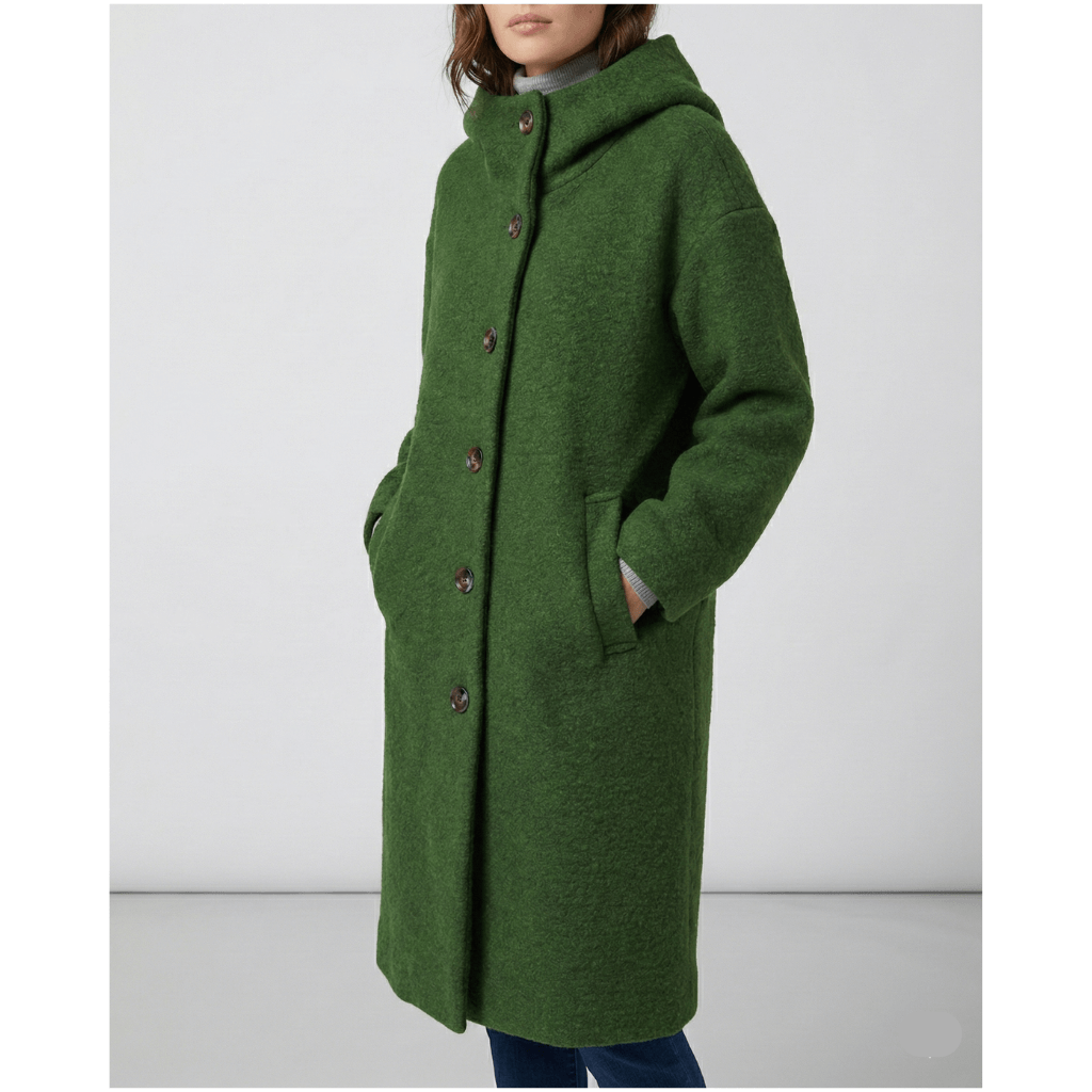 Eleonora Jacke | Weich, elegant und versandkostenfrei Dunkelgrün | FormaLuxe