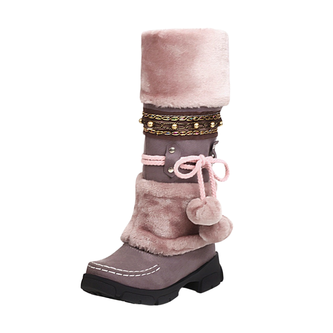 Aria | Winter Boots Beige | FormaLuxe