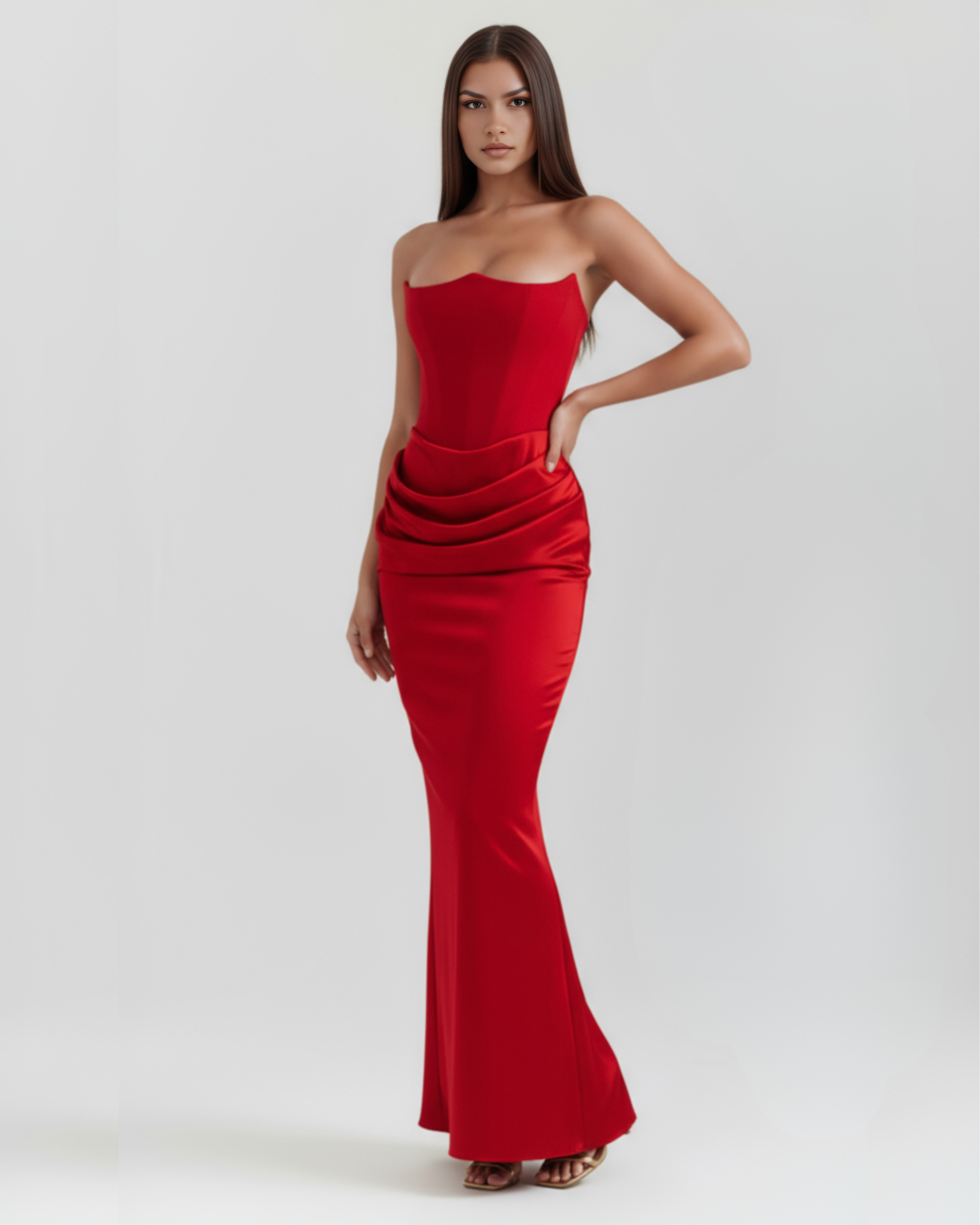 Rowsa Kleid Rot | FormaLuxe