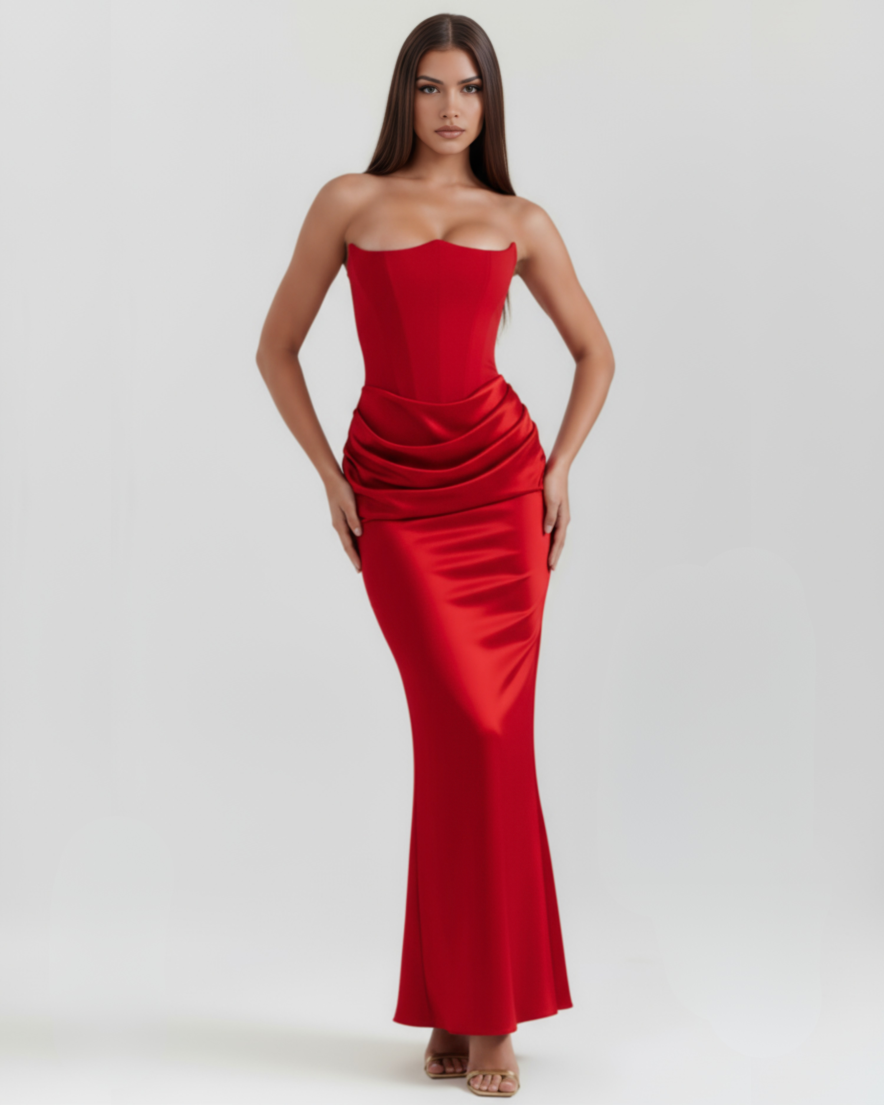 Rowsa Kleid Rot | FormaLuxe