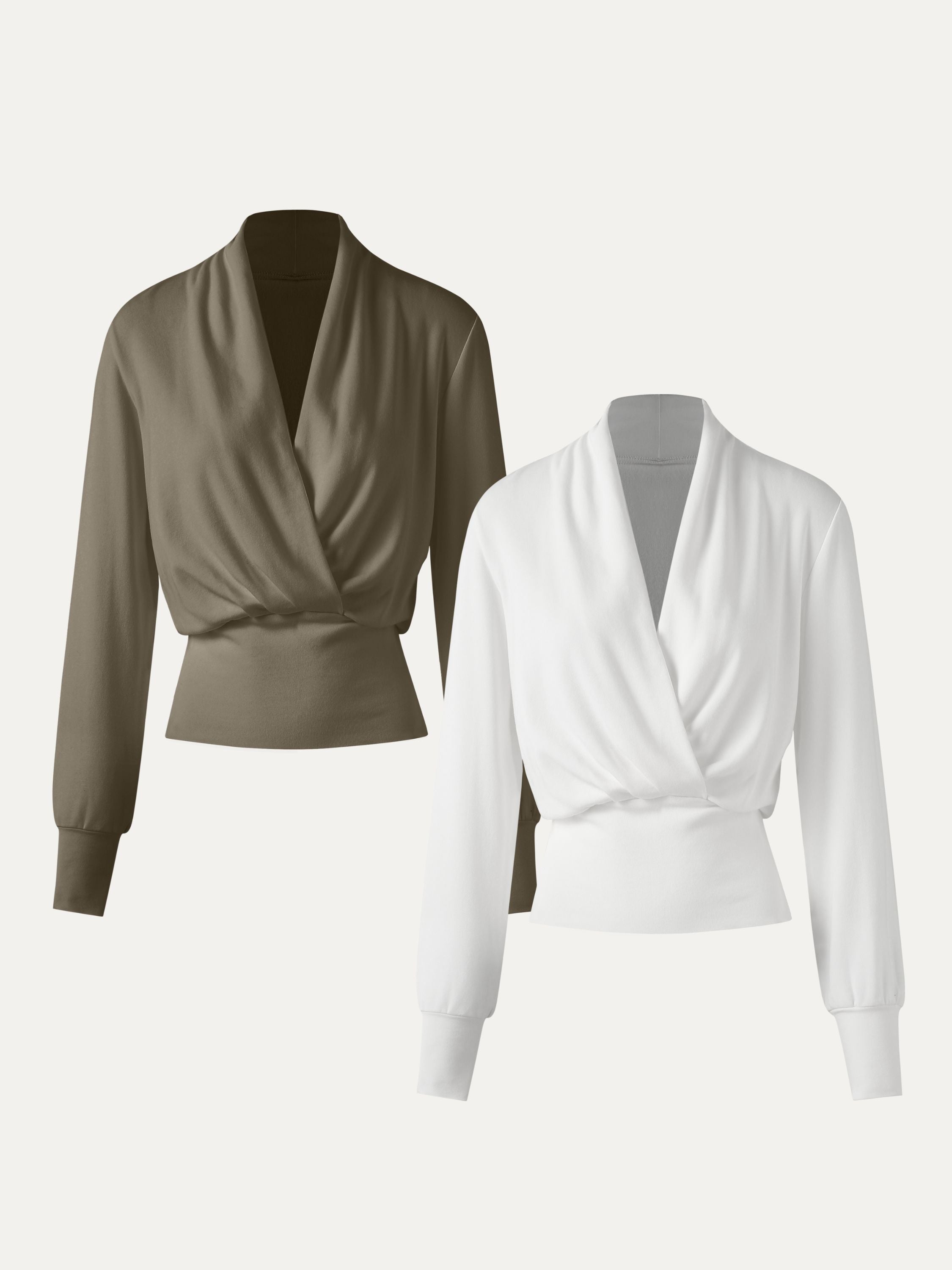 Top enveloppant rentrable Eco-Mousse®2.0 White – Femmes > Hauts > Chemises&Hauts | FormaLuxe
