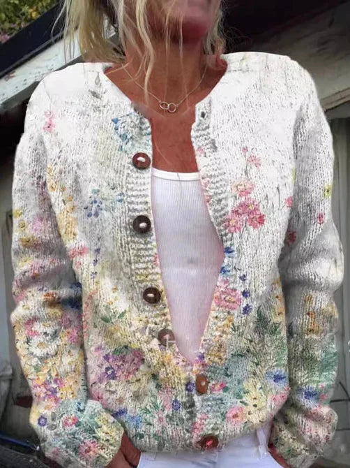 Mireille - Elizabeth Gemütlicher Cardigan Blau | FormaLuxe