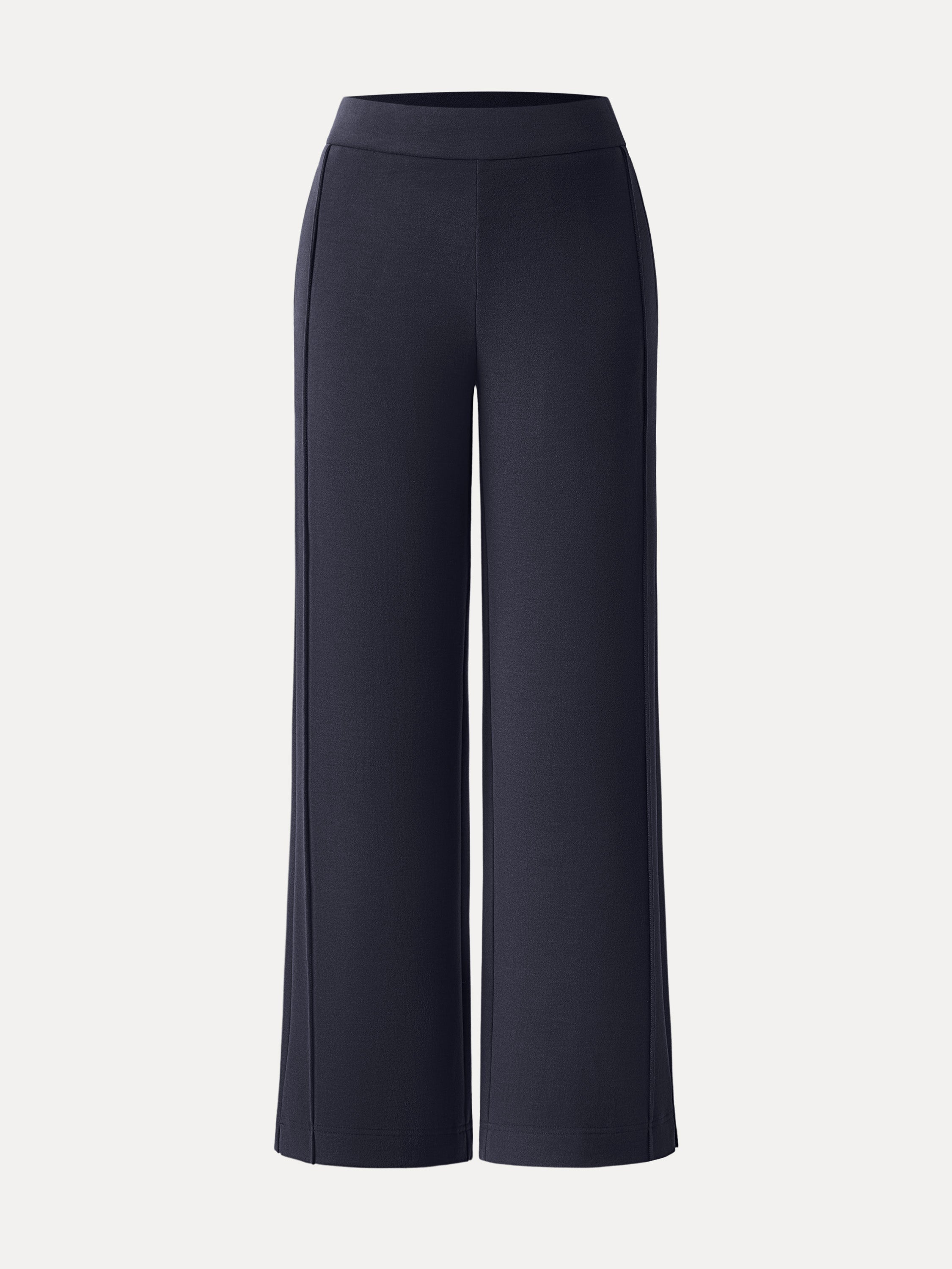 Cozy Warm High Rise Straight Leg Pull-On Pants Heather Morganite – Women > Bottoms > Pants | FormaLuxe