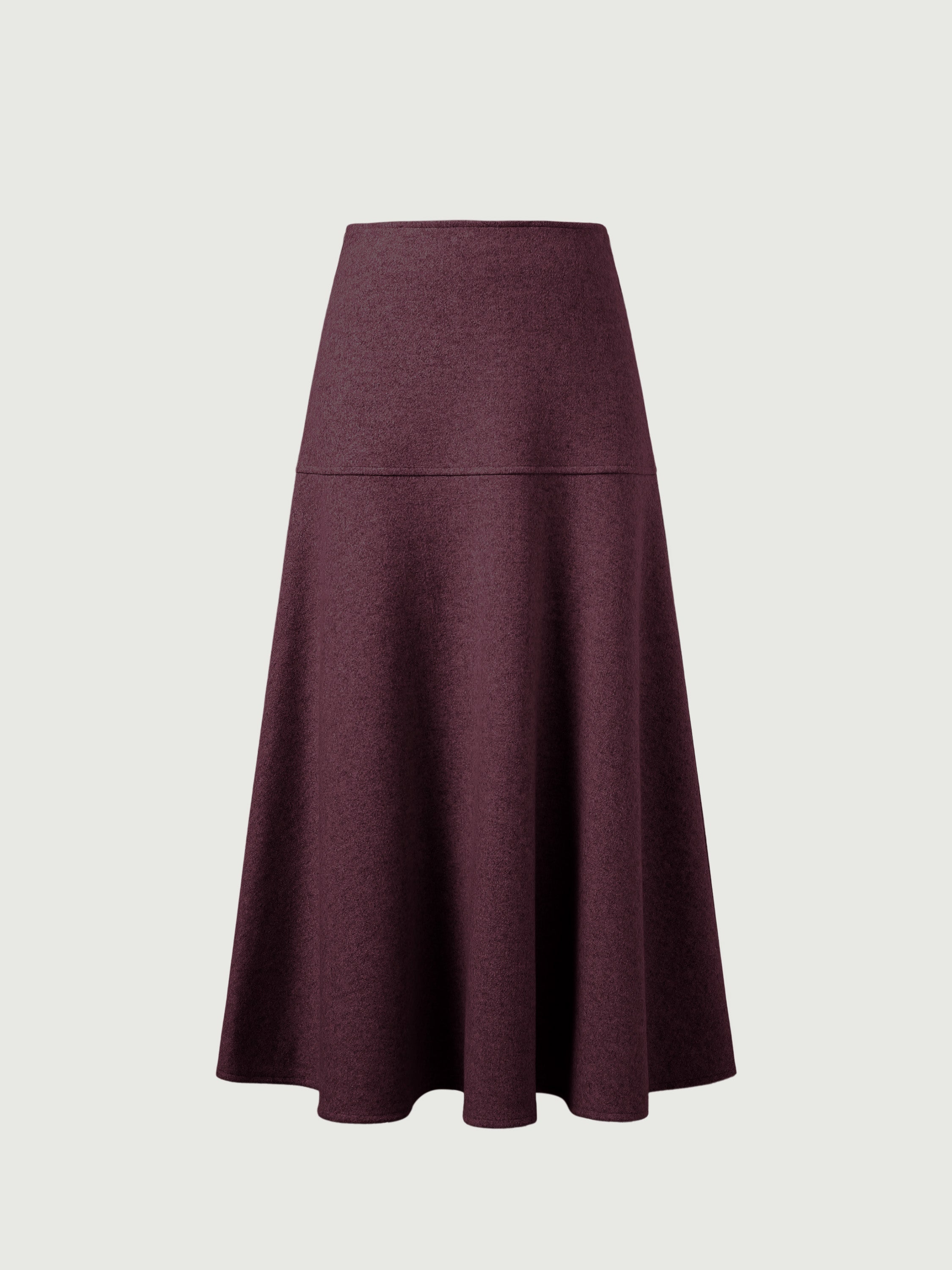 Jupe maxi évasée façon cachemire Ruby – Femmes > Bas > Jupes | FormaLuxe