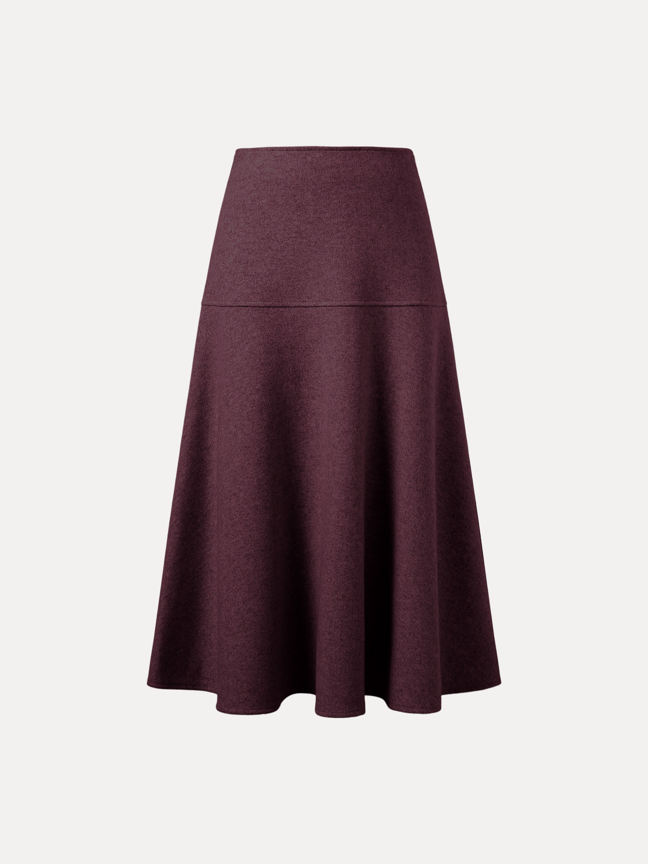 Jupe maxi évasée façon cachemire Ruby – Femmes > Bas > Jupes | FormaLuxe