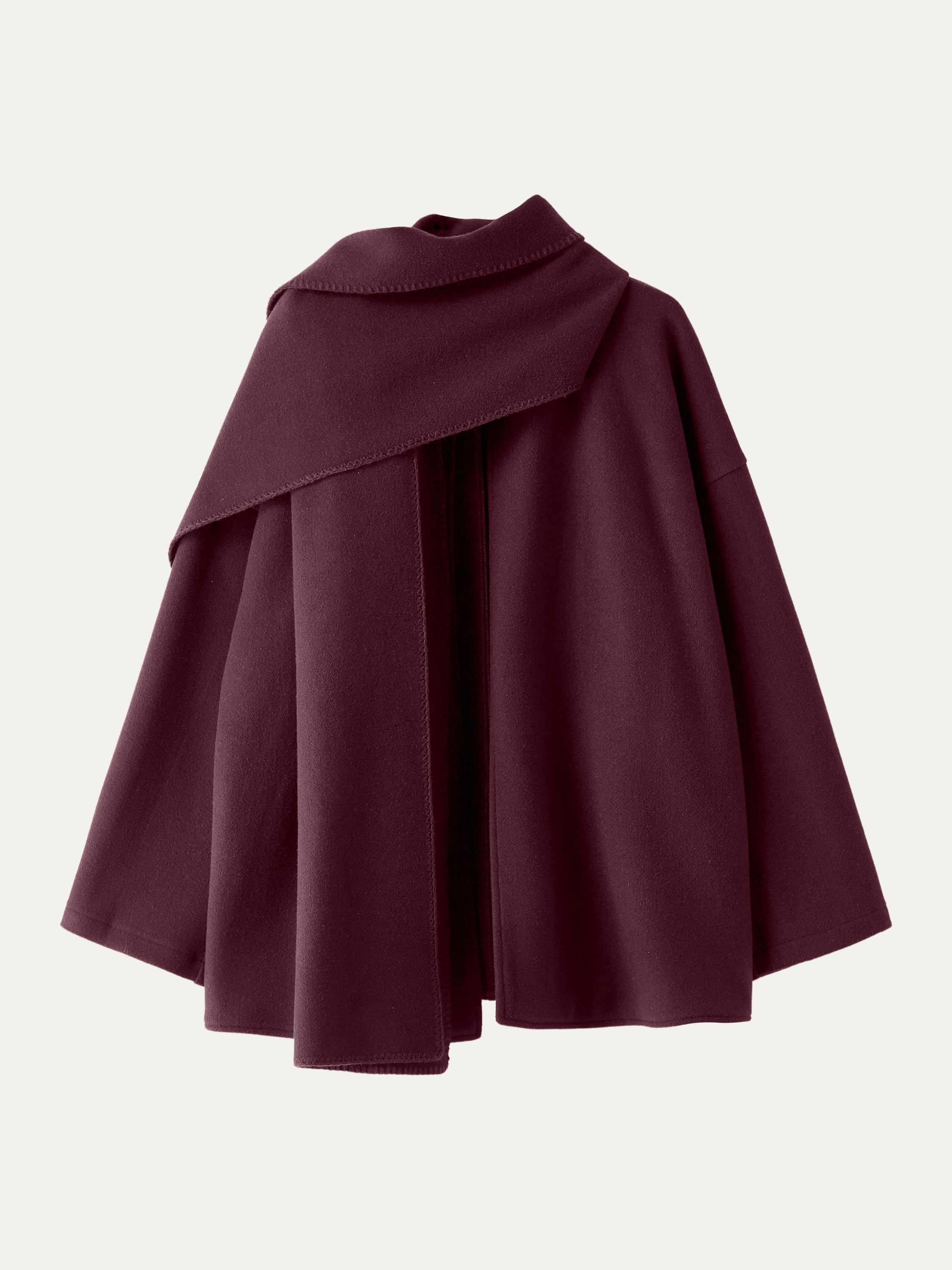 Oversized Scarf Jacket Black Navy – Women > Outerwear > Jackets & Coats | FormaLuxe