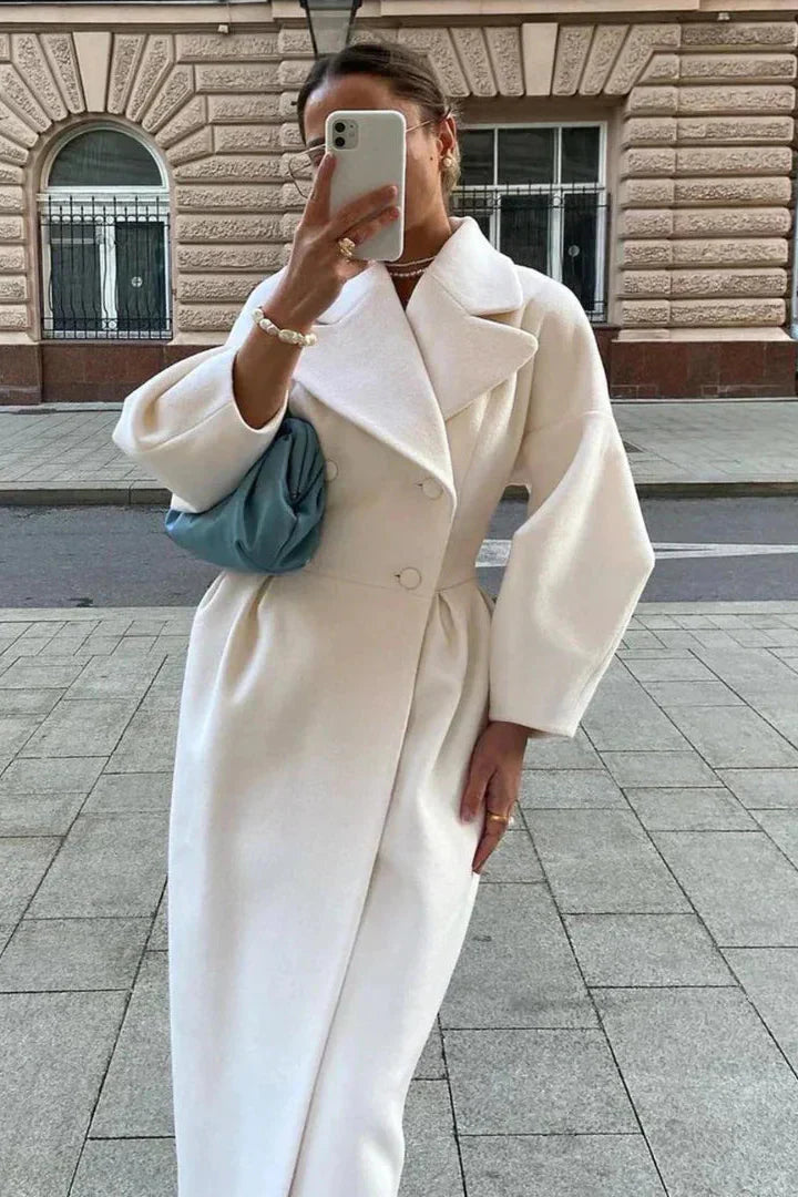 Isobel - Tijdloze Elegante Lange Jas – Cosy Fall Vibes | FormaLuxe