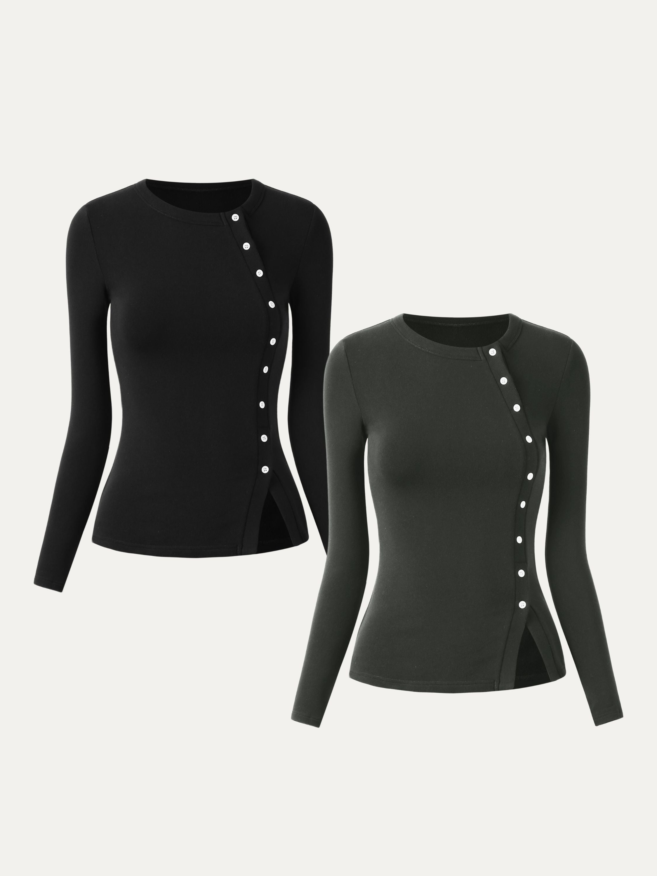 Top à Patte Asymétrique Eco-Mousse®2.0 Midnight Navy – Femmes > Hauts > Chemises&Hauts | FormaLuxe