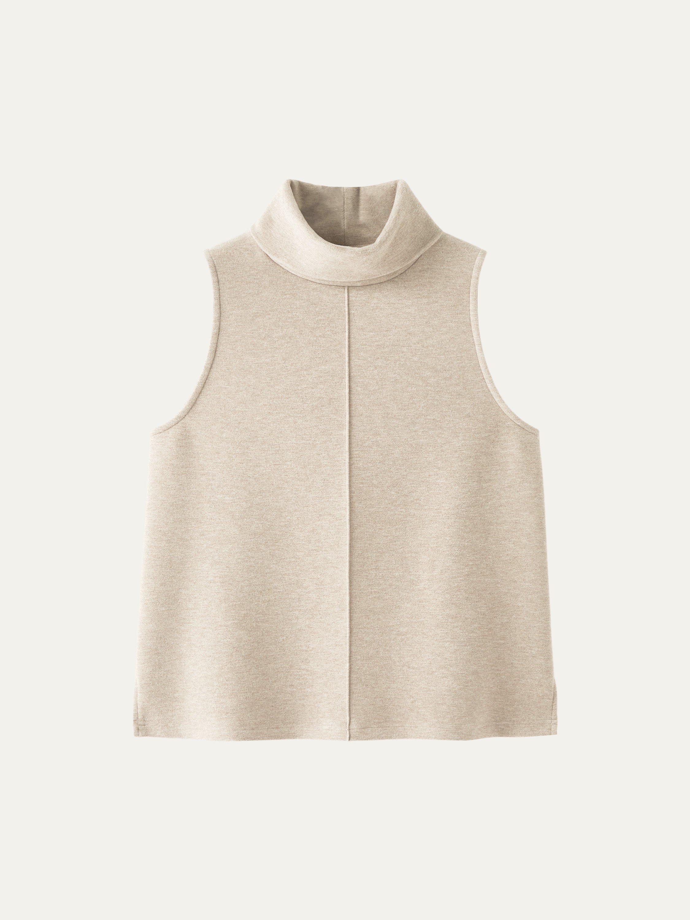 Turtle Neck Split Hem Top Heather Morganite – Women > Tops > Shirts&Tops | FormaLuxe