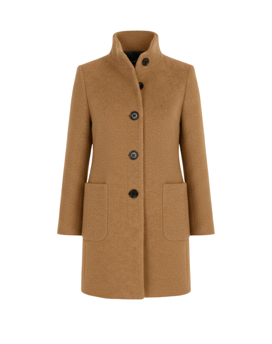 Harper Women’s Cold-Weather Blend Coat Blue (Almost sold out) | FormaLuxe
