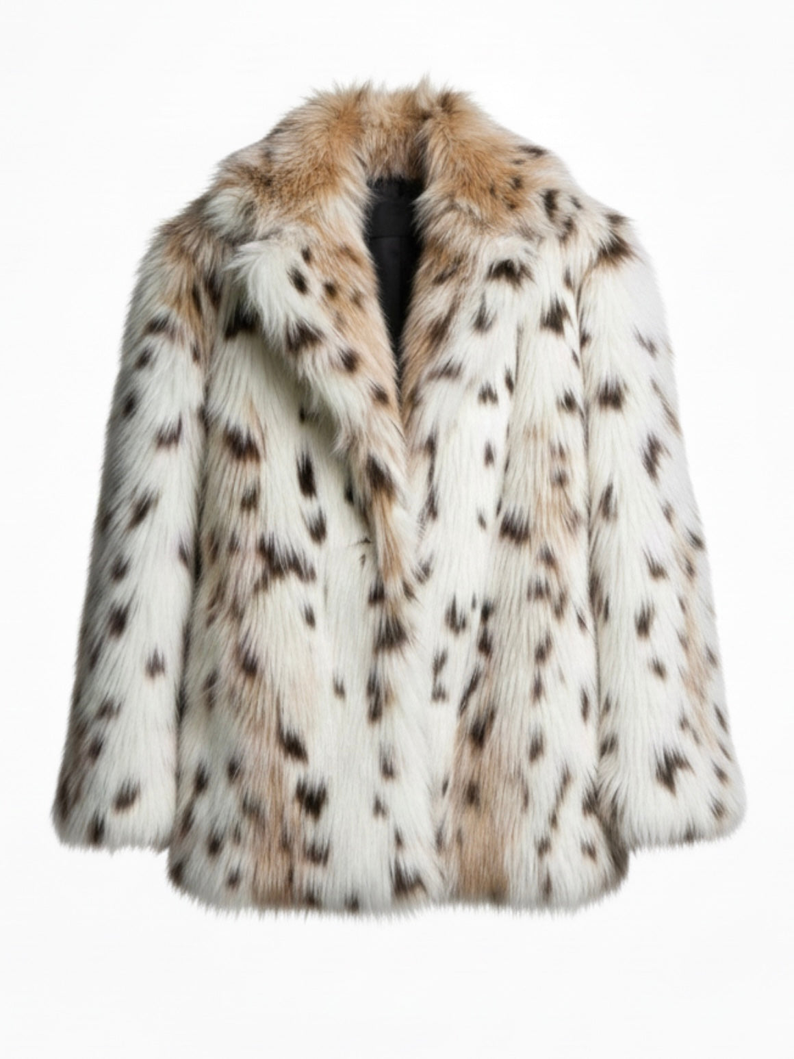 Lea | Manteau d'hiver tendance en fausse fourrure Blanc | FormaLuxe