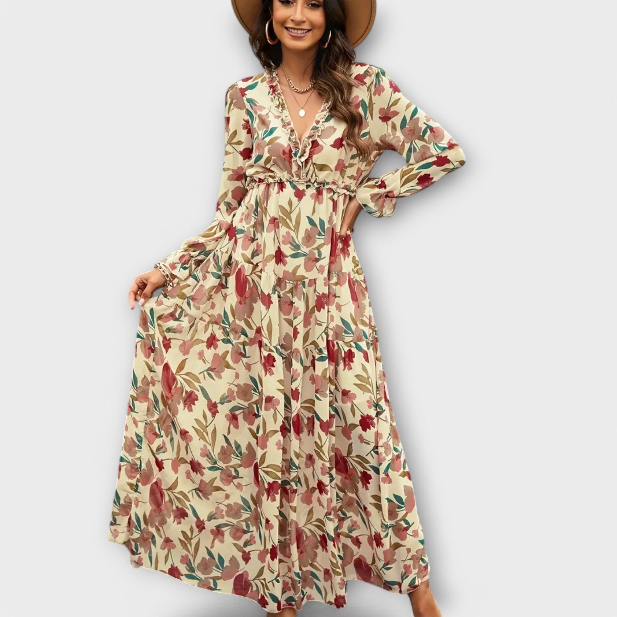Helen - Elegantes Kleid Rosa | FormaLuxe