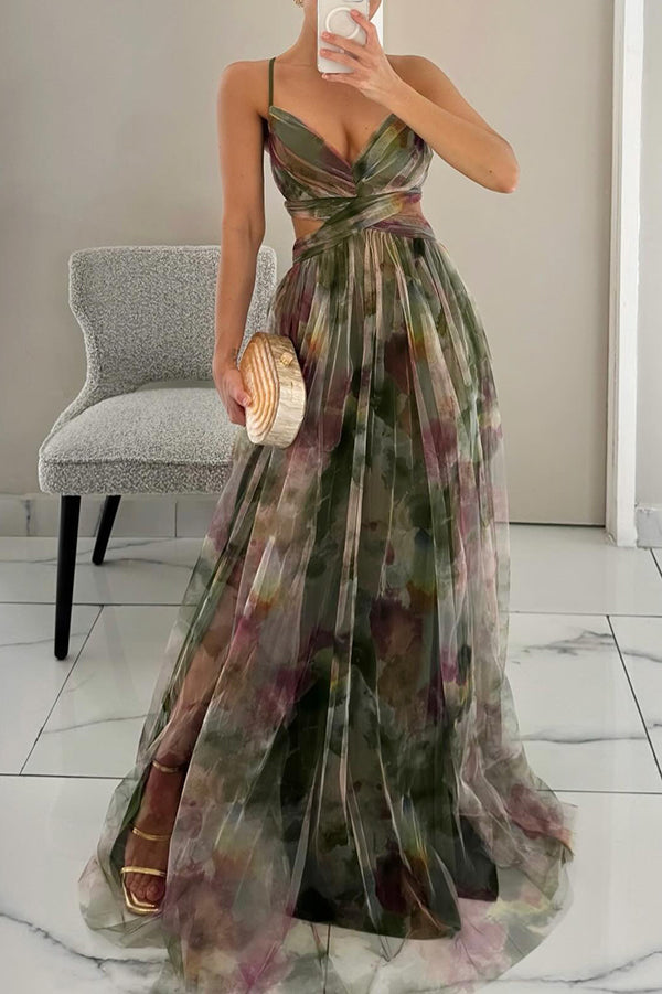 Imogen | Atemberaubendes Maxikleid Orange | FormaLuxe