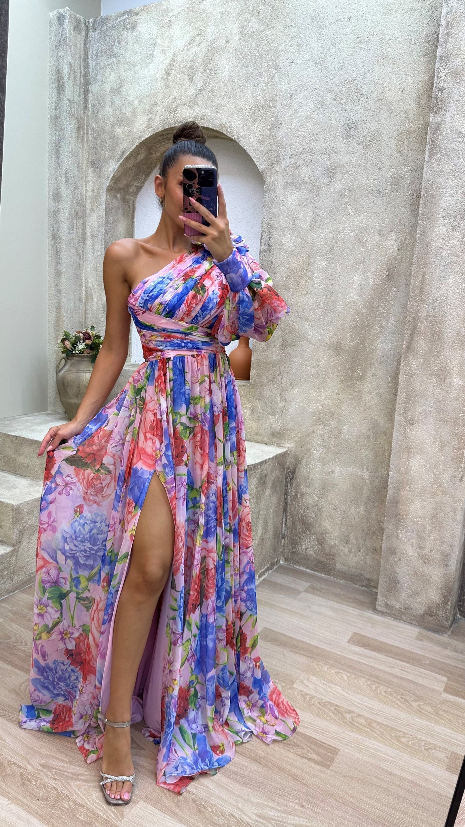 Paige | Atemberaubendes fließendes Kleid Lila | FormaLuxe