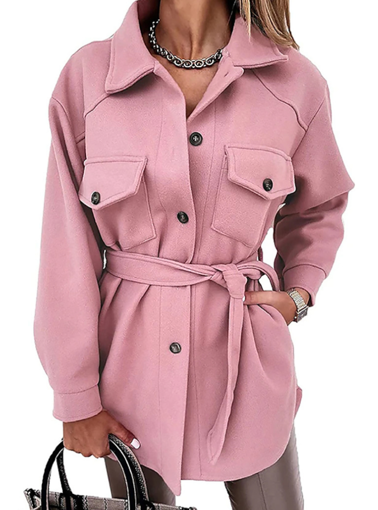 Brigitte | Schicke und elegante Herbstjacke Khaki | FormaLuxe