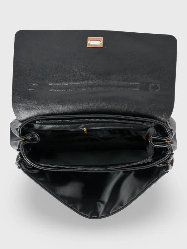 Cecil | Structured Shoulder Bag Dark Brown | FormaLuxe