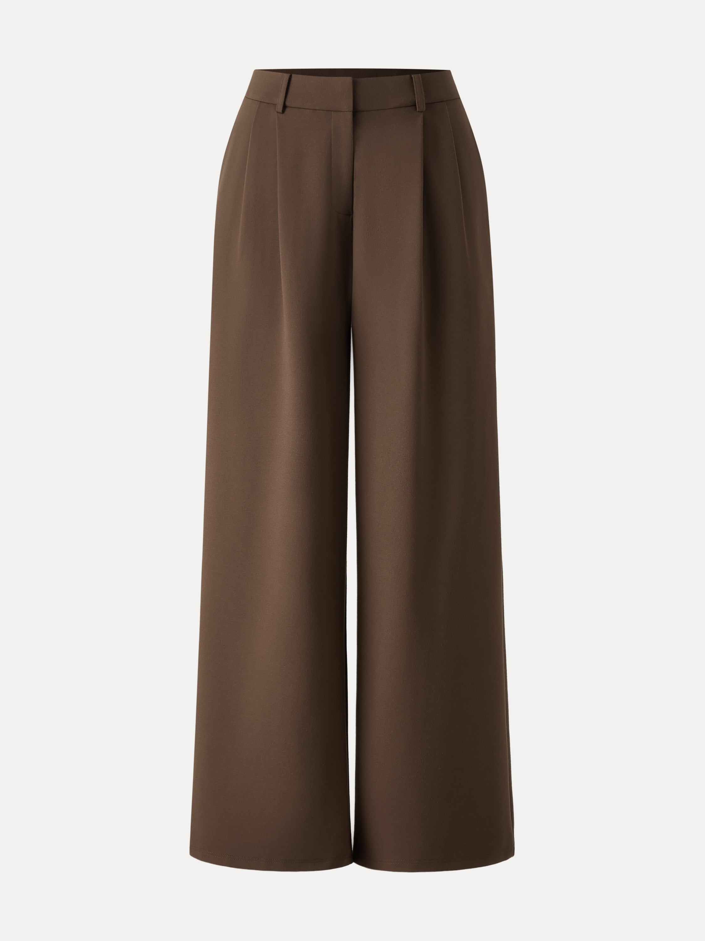Breezy Wide Leg Pant with Pockets Pecan – Women > Bottoms > Pants | FormaLuxe