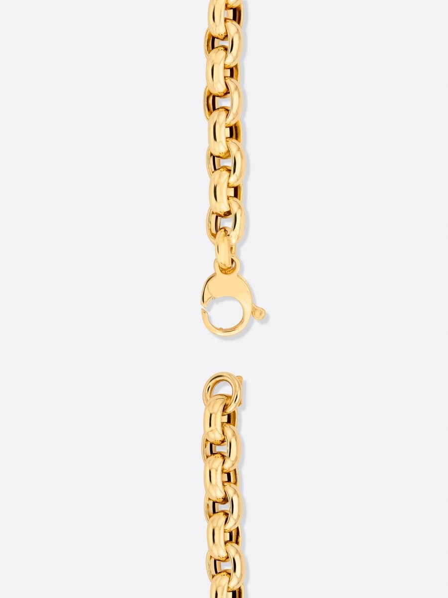 Icons Yellow Gold Rolo Link Bracelet – Fine Jewelry | FormaLuxe