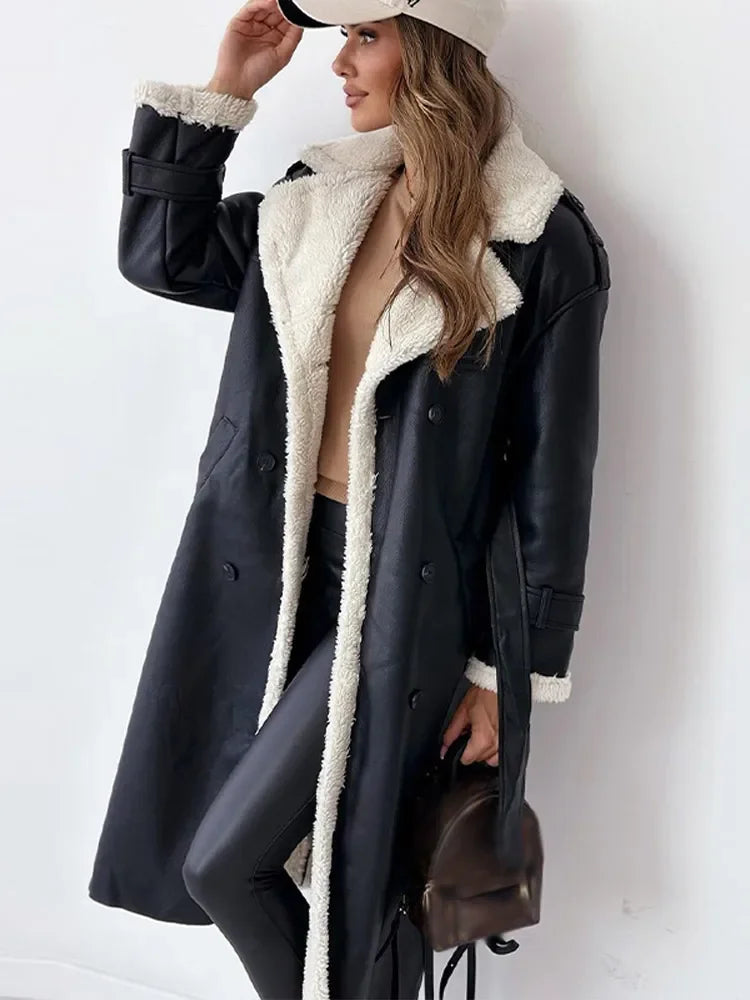Aurelia | Trenchcoat Schwarz | FormaLuxe