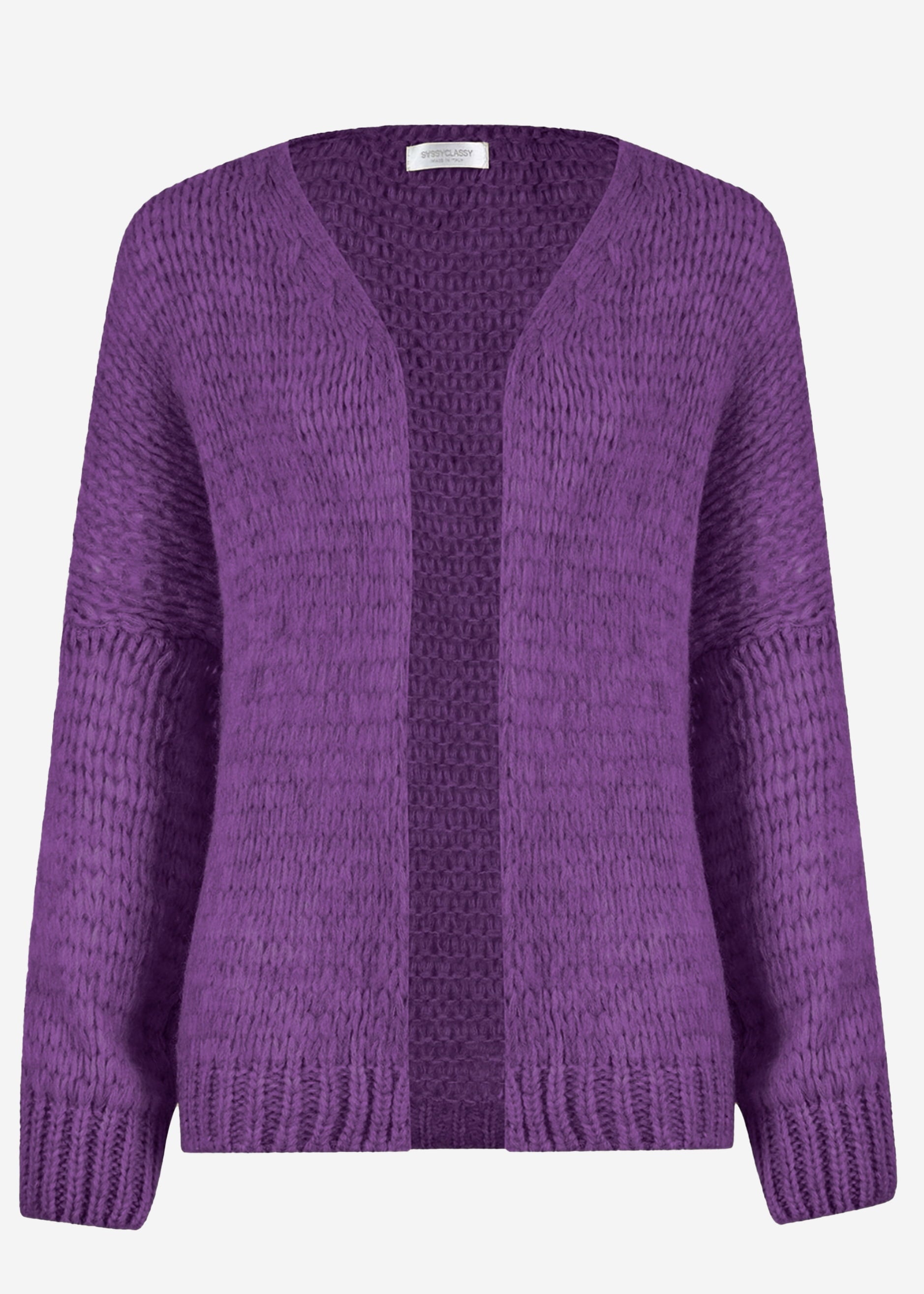 Oversize Cardigan - plum – Bekleidung > Cardigans | FormaLuxe