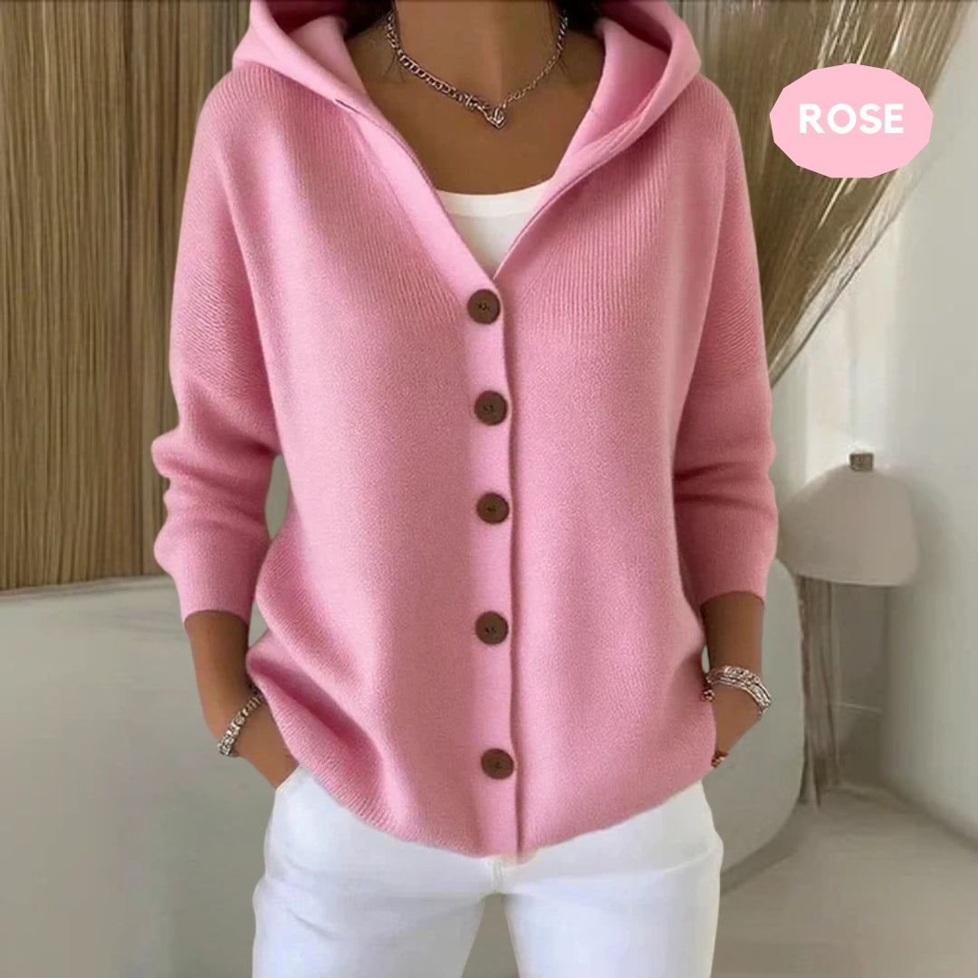Pull à Capuche Rose | FormaLuxe