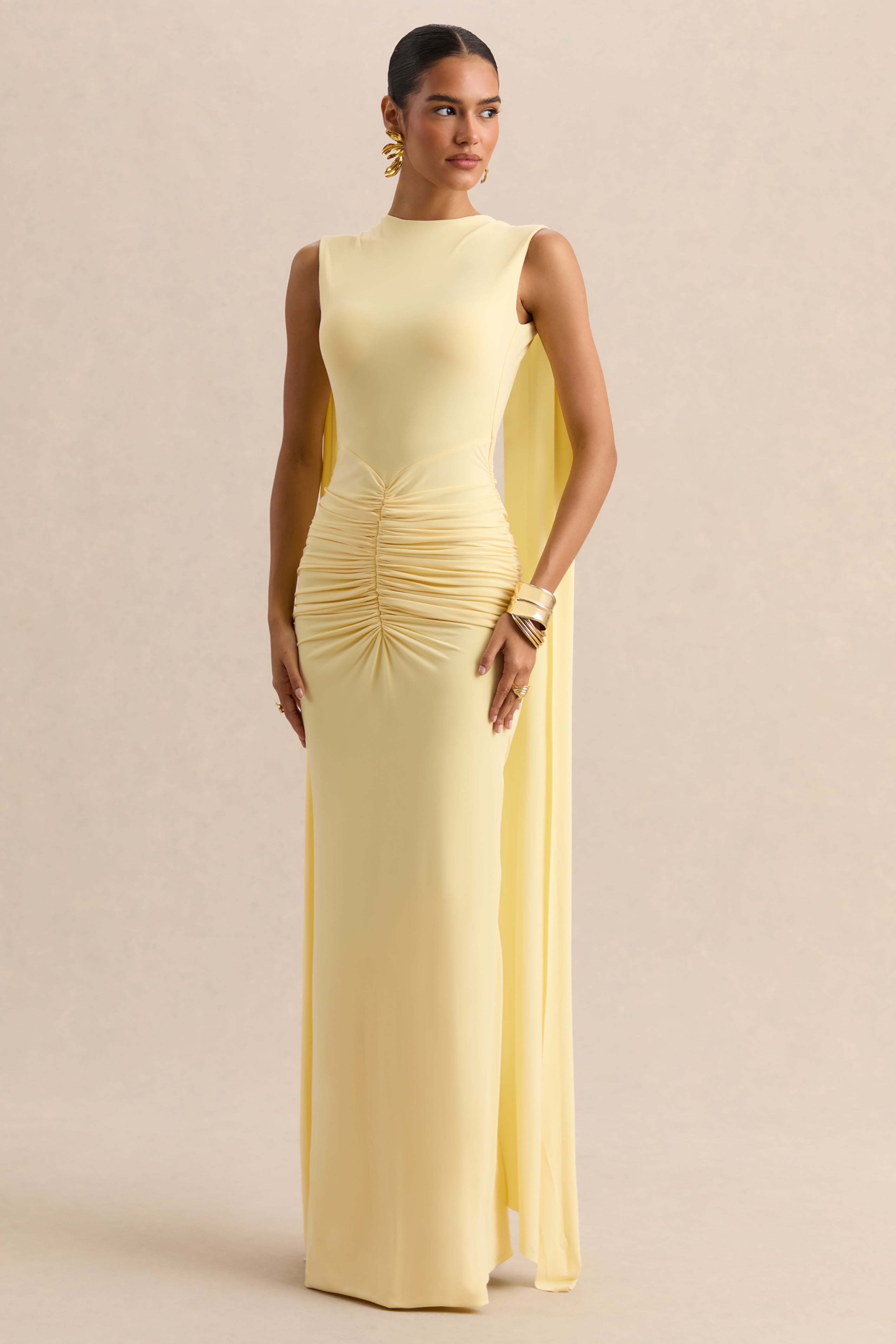 Aurore Maxi Dress Yellow | FormaLuxe