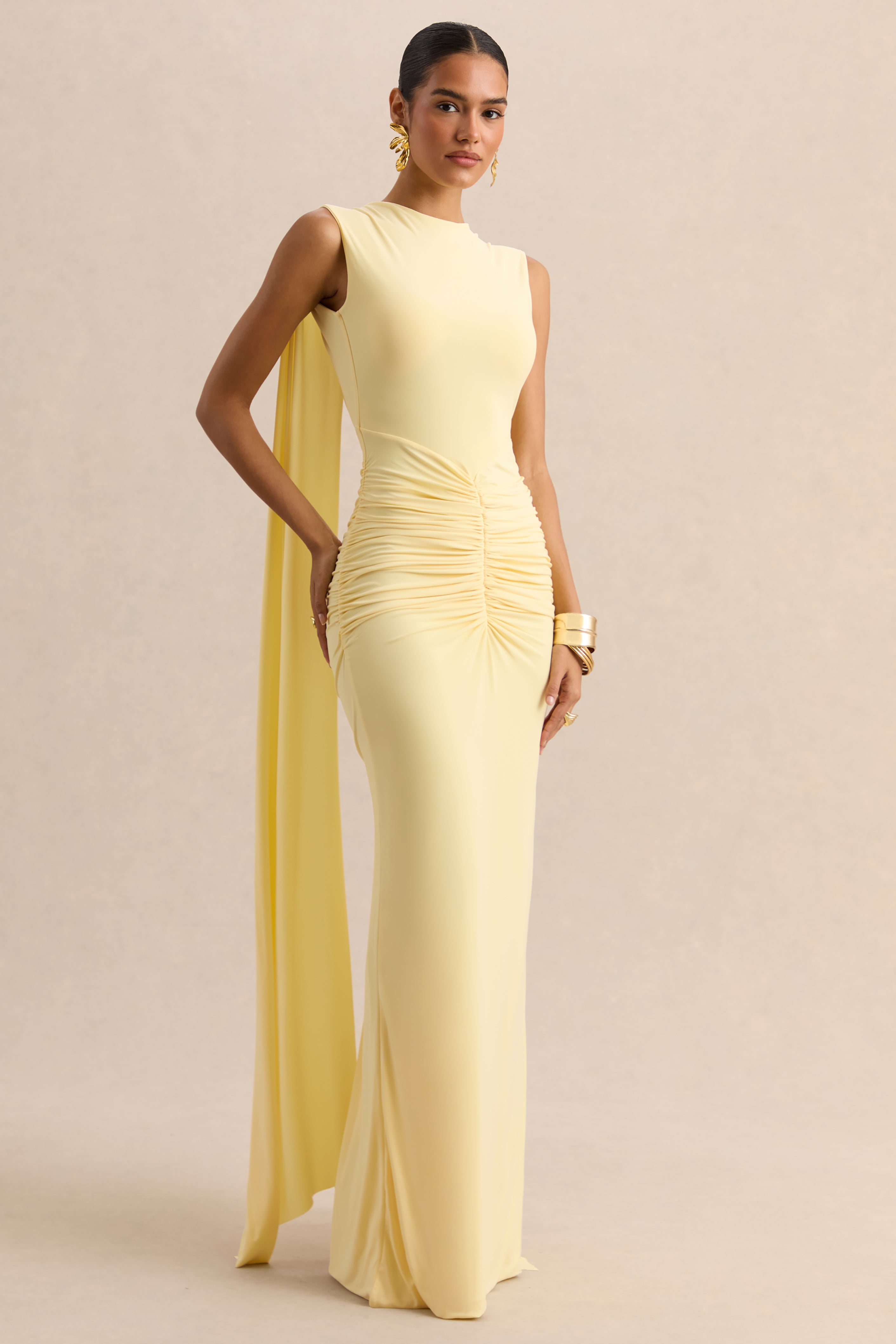 Aurore Maxi Dress Yellow | FormaLuxe