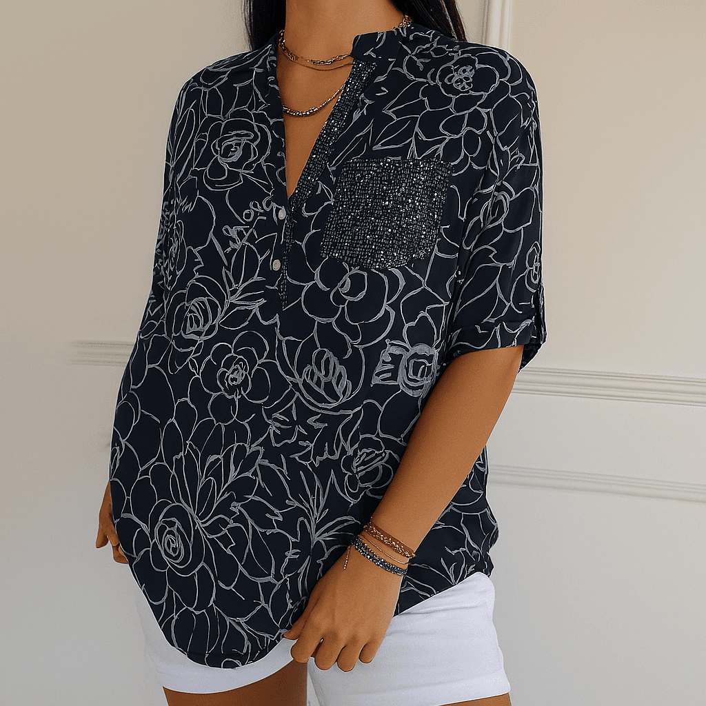 Blumige Eleganz – 2 zum Preis von 1! Hellblau – BEST SELLING | FormaLuxe